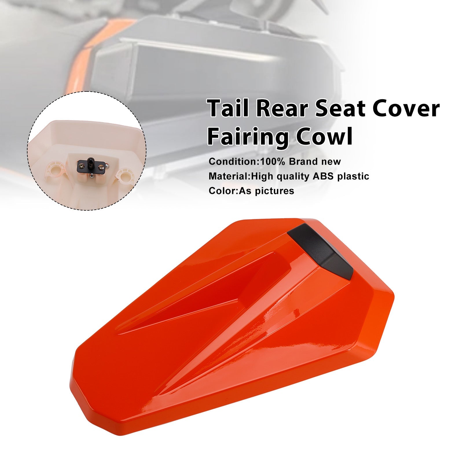 2024-2025 390 Duke Tail Rear Seat Cover Fairing Cowl