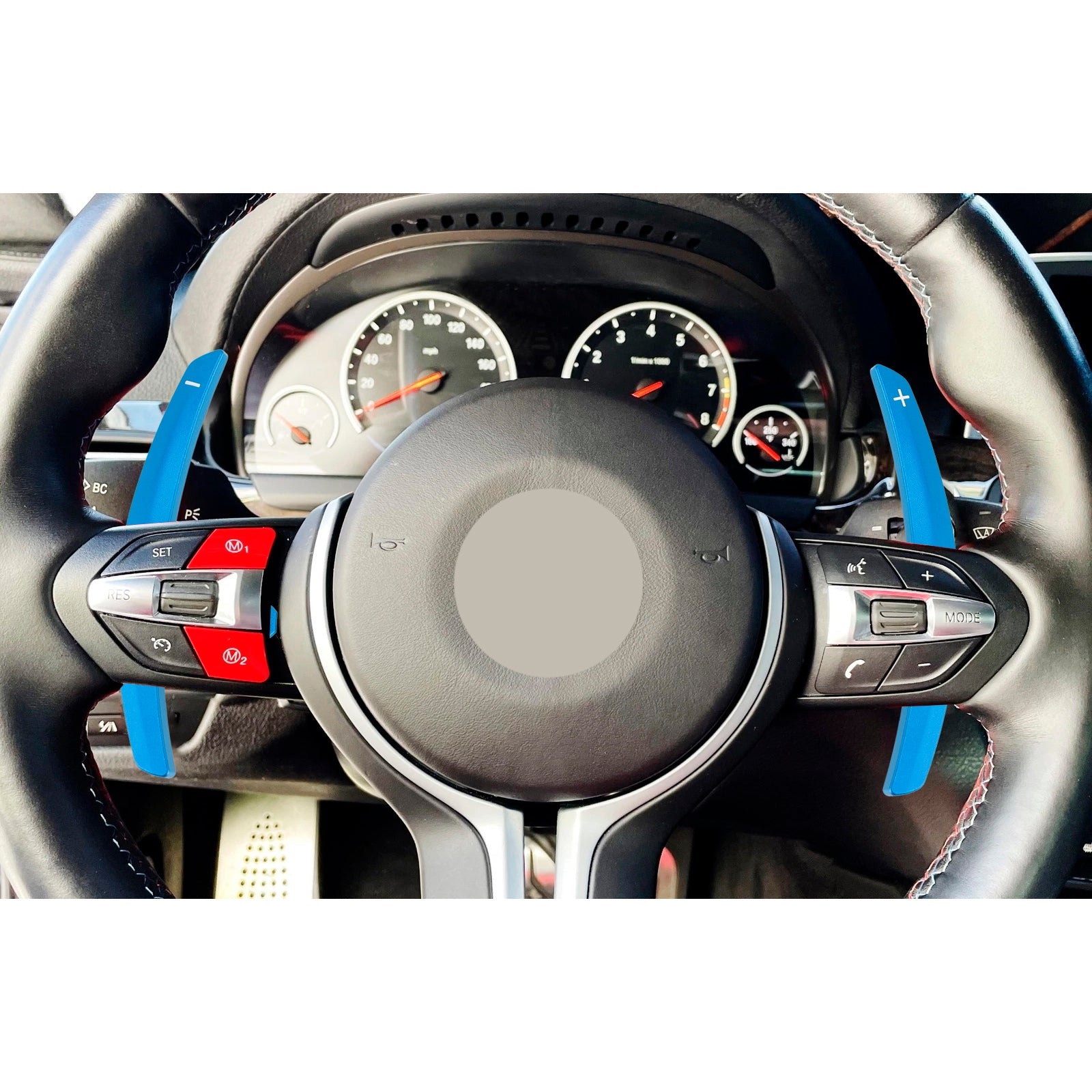 Paddle Shifter Extension For BMW F Series F30 F31 F32 F10 X3 X5 Aluminium Blue