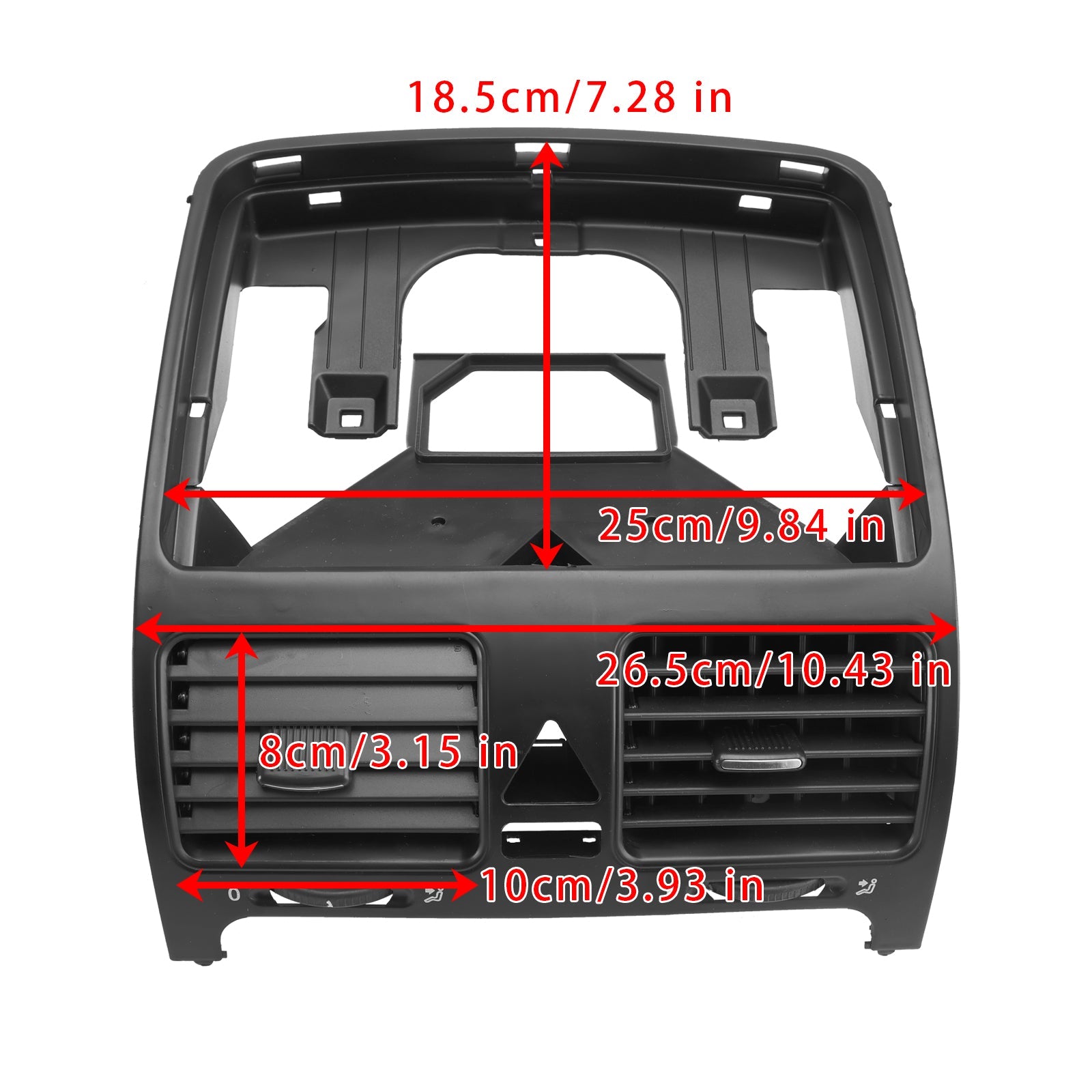 Volkswagen RABBIT 2006-2009 Dashboard Center Air Vent Outlet 1K0819743A