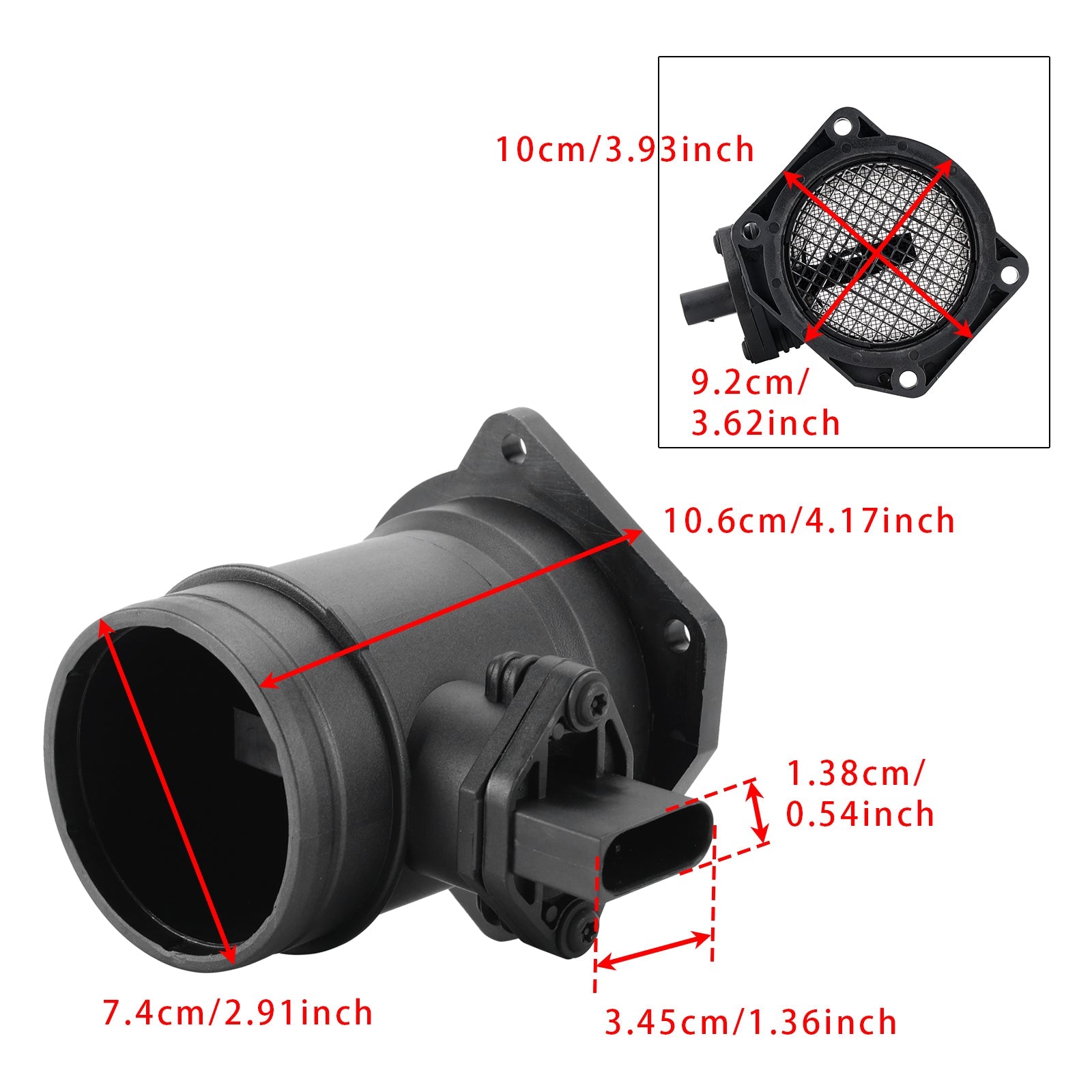 Mass Air Flow Meter Sensor For Audi A4 B6 B7 A6 C5 VW Passat 3B 2.0L 0280218058