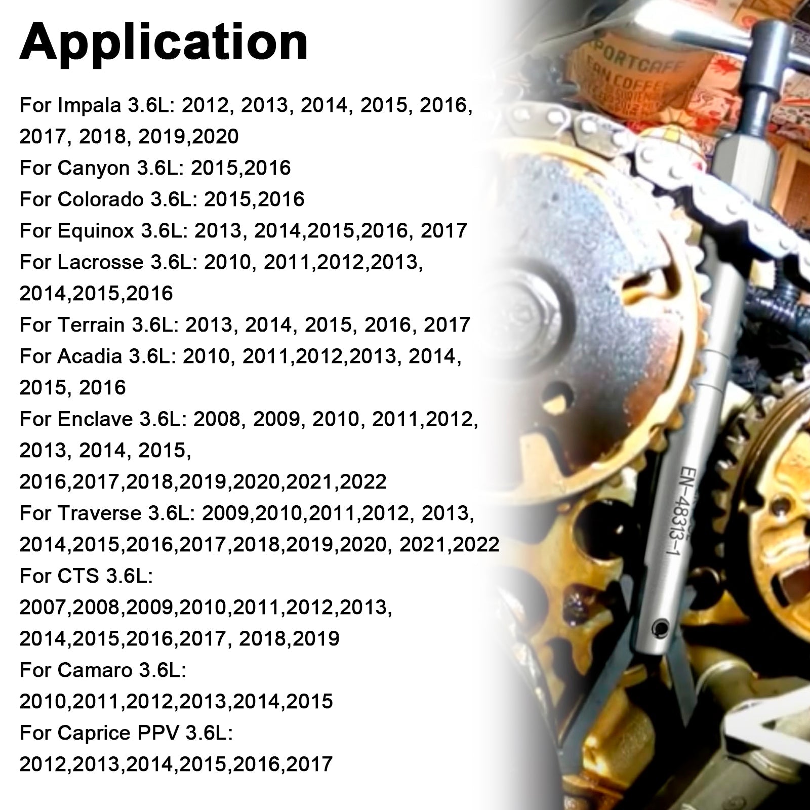 2pcs Timing Chain Retainer Tool for Chevy ?Camaro Impala 3.6L EN-48313-1