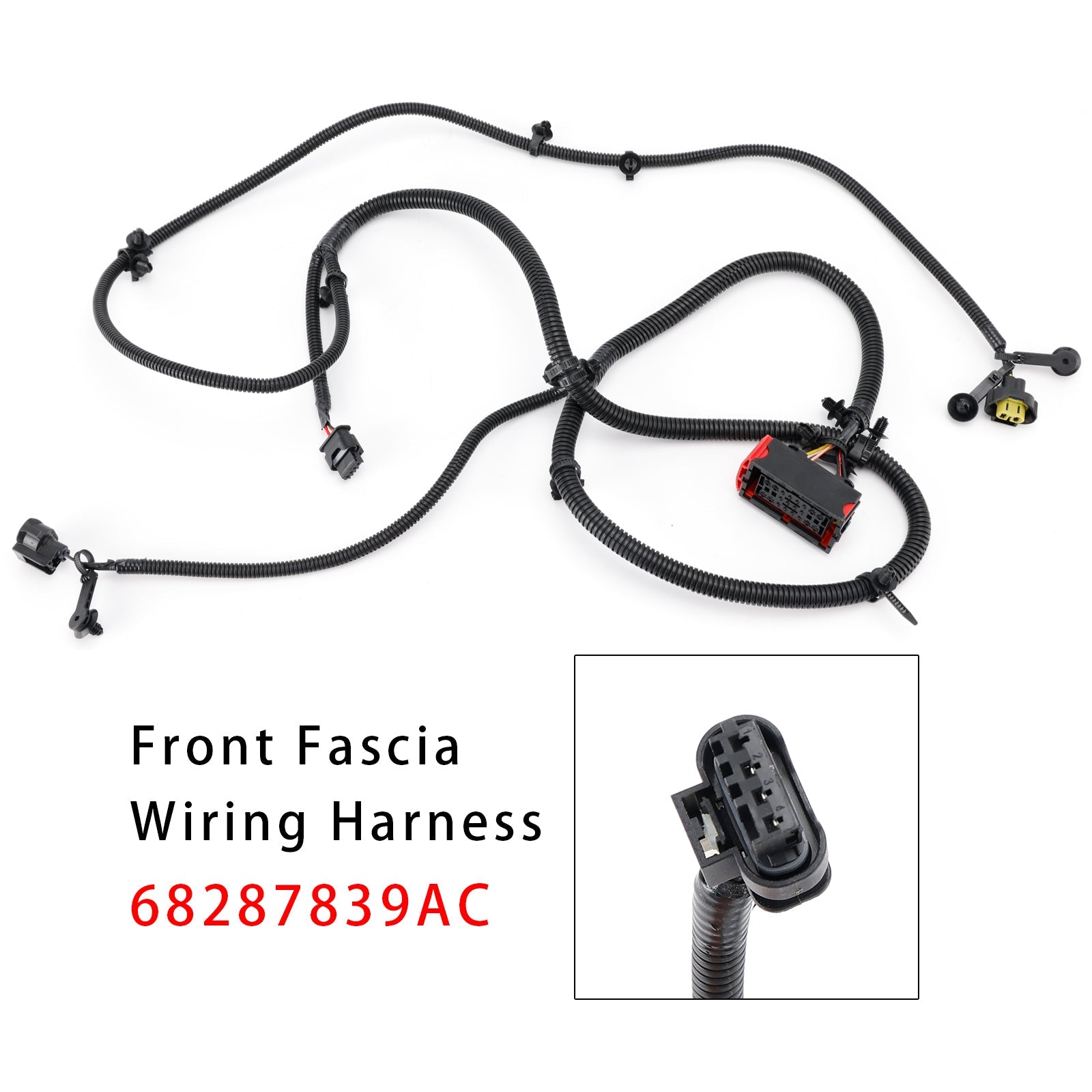 Front Fascia Wiring Harness 68287839AC For Jeep Cherokee 2019