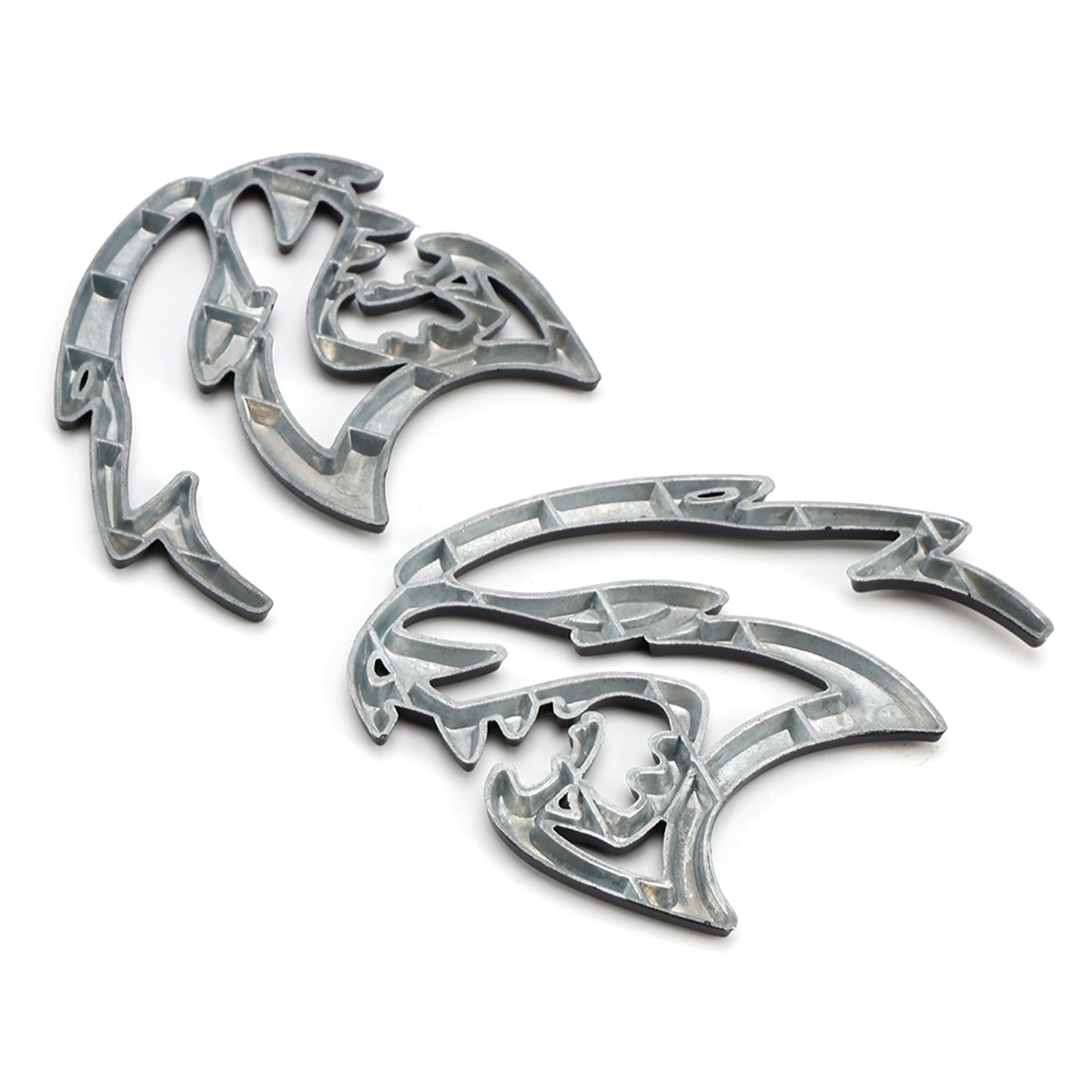 2x Hellcat Fender Side Emblem Badge Decal for SRT Hellcat Black