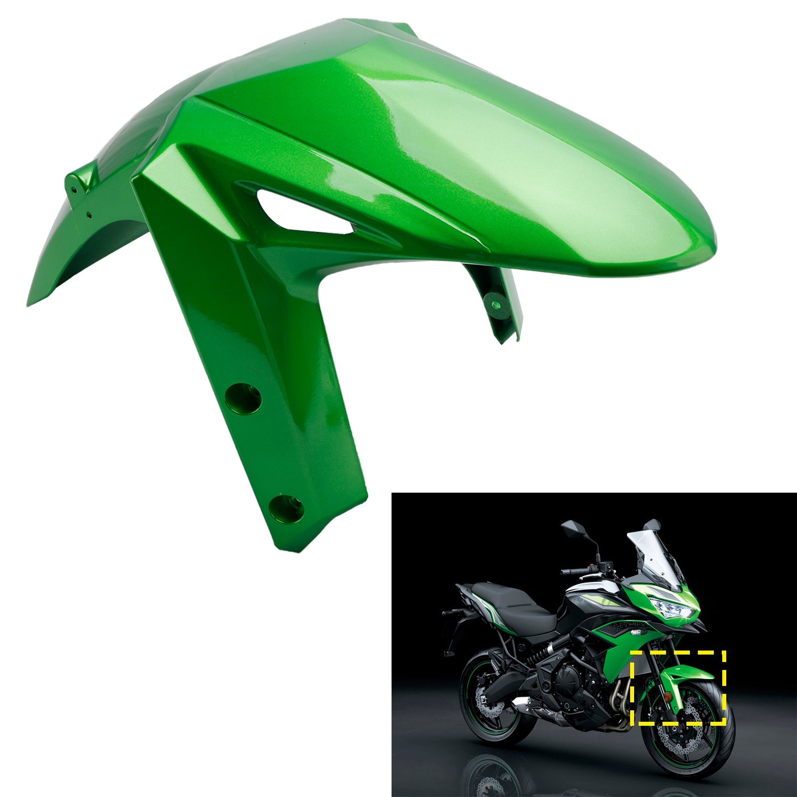 Front Fender Mudguard Fairing For Kawasaki Versys 650 KLE650 2022-2024 versys 1000 1100