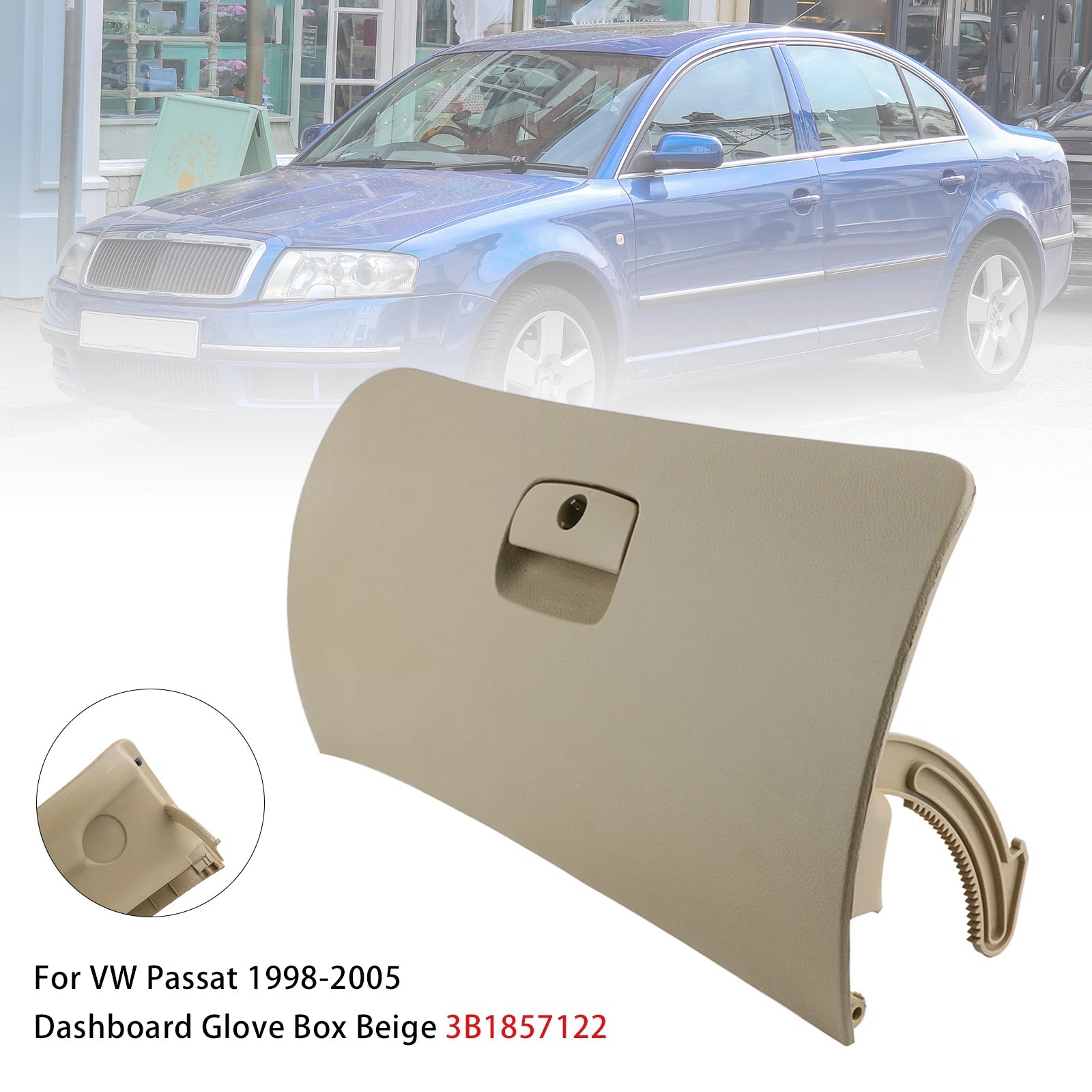 Dashboard Glove Box Beige 3B1857122 For VW Passat 1998-2005