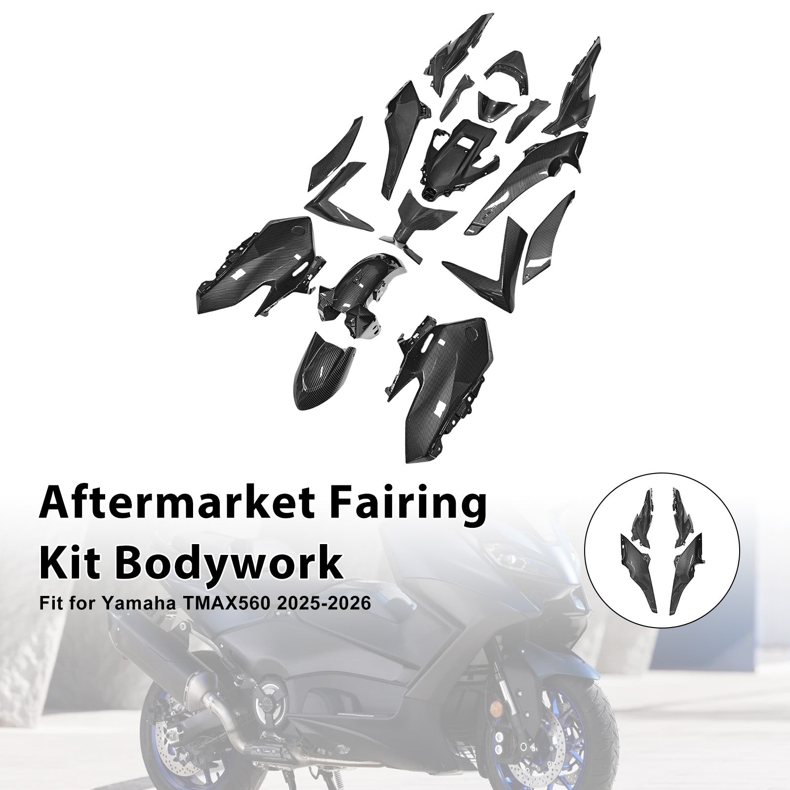 2025-2026 for Yamaha TMAX560 Injection Bodywork Fairing Kit