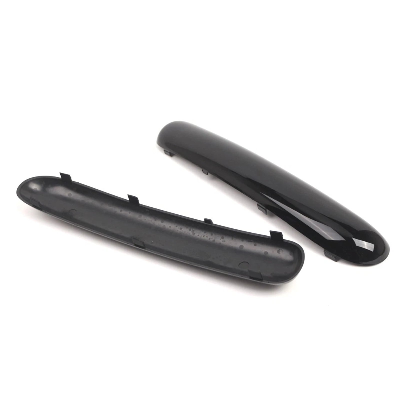 2001-2004 Mini One Cooper R50/R52/R53 Pair Front Bumper Trim Set Glossy Black