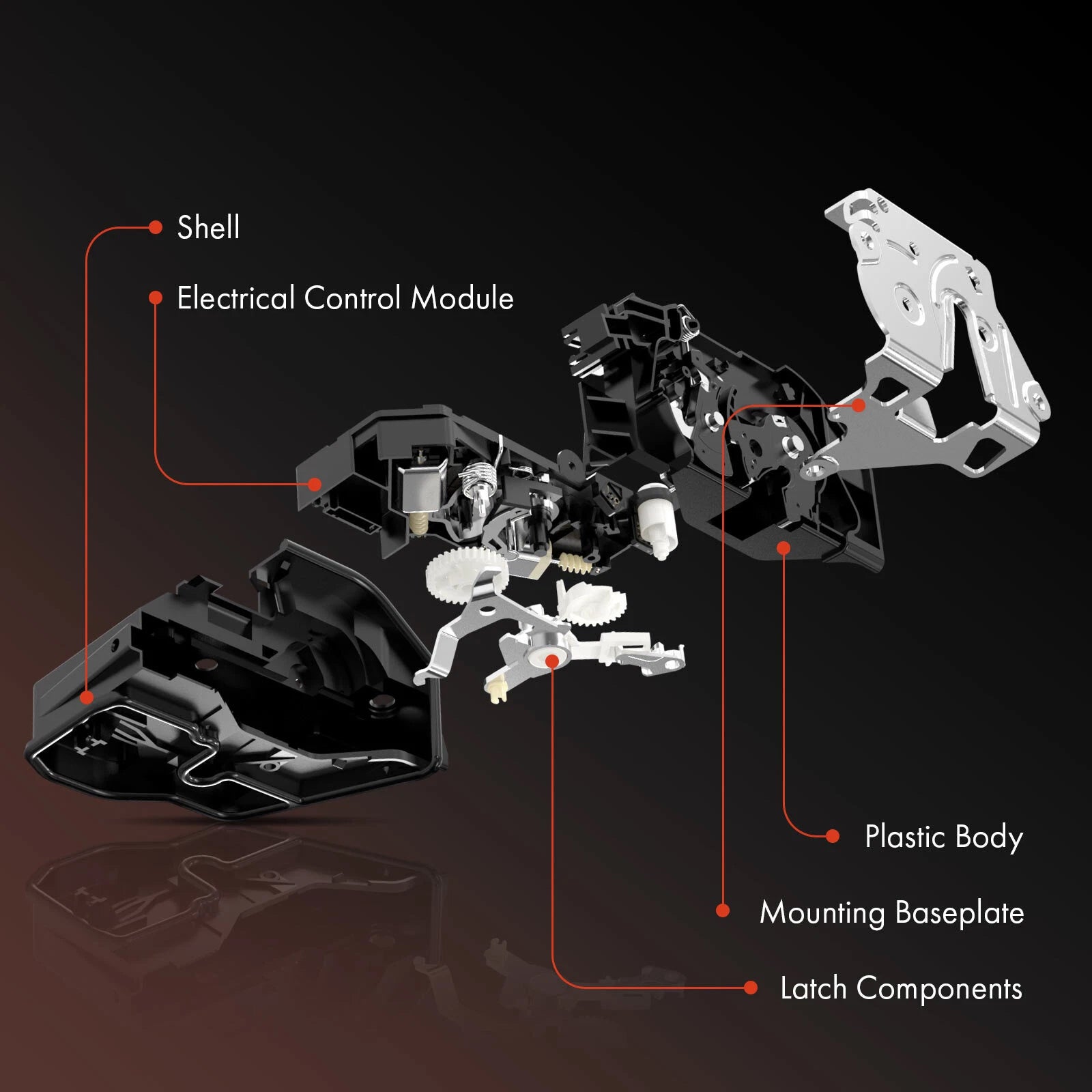 Front Right Door Lock Actuator 51217011244 For BMW 3 Series E46 Sedan / Touring