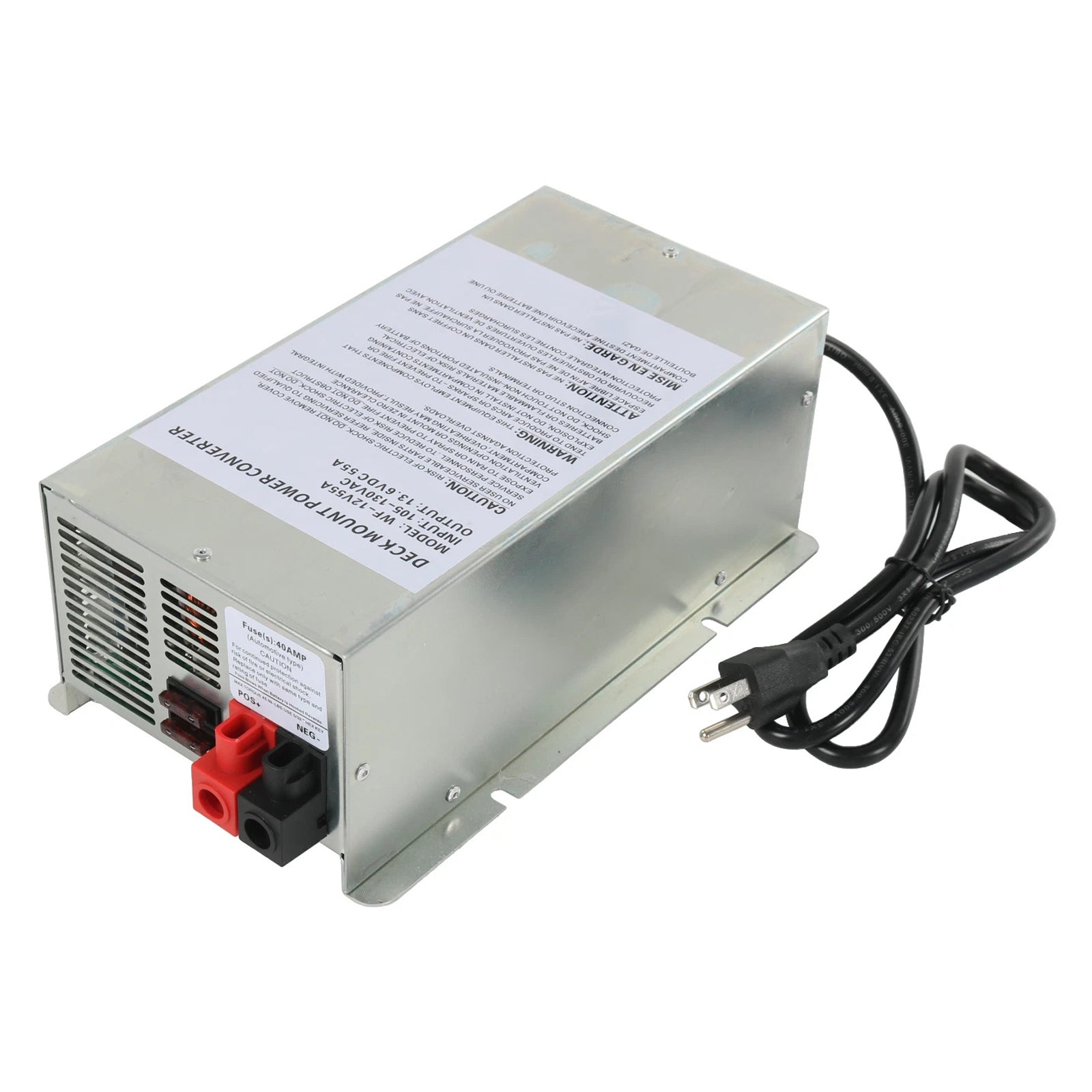 Converter 55 Amp Power Converter Charger For RV Trailer Camper 12V WF-9855