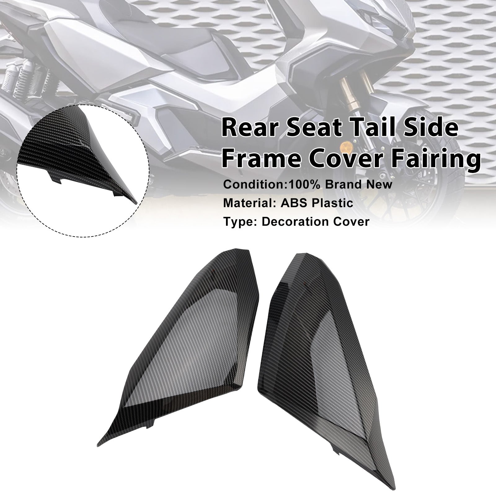 2022-2025 Honda ADV 350 Rear Seat Tail Side Frame Cover Fairing