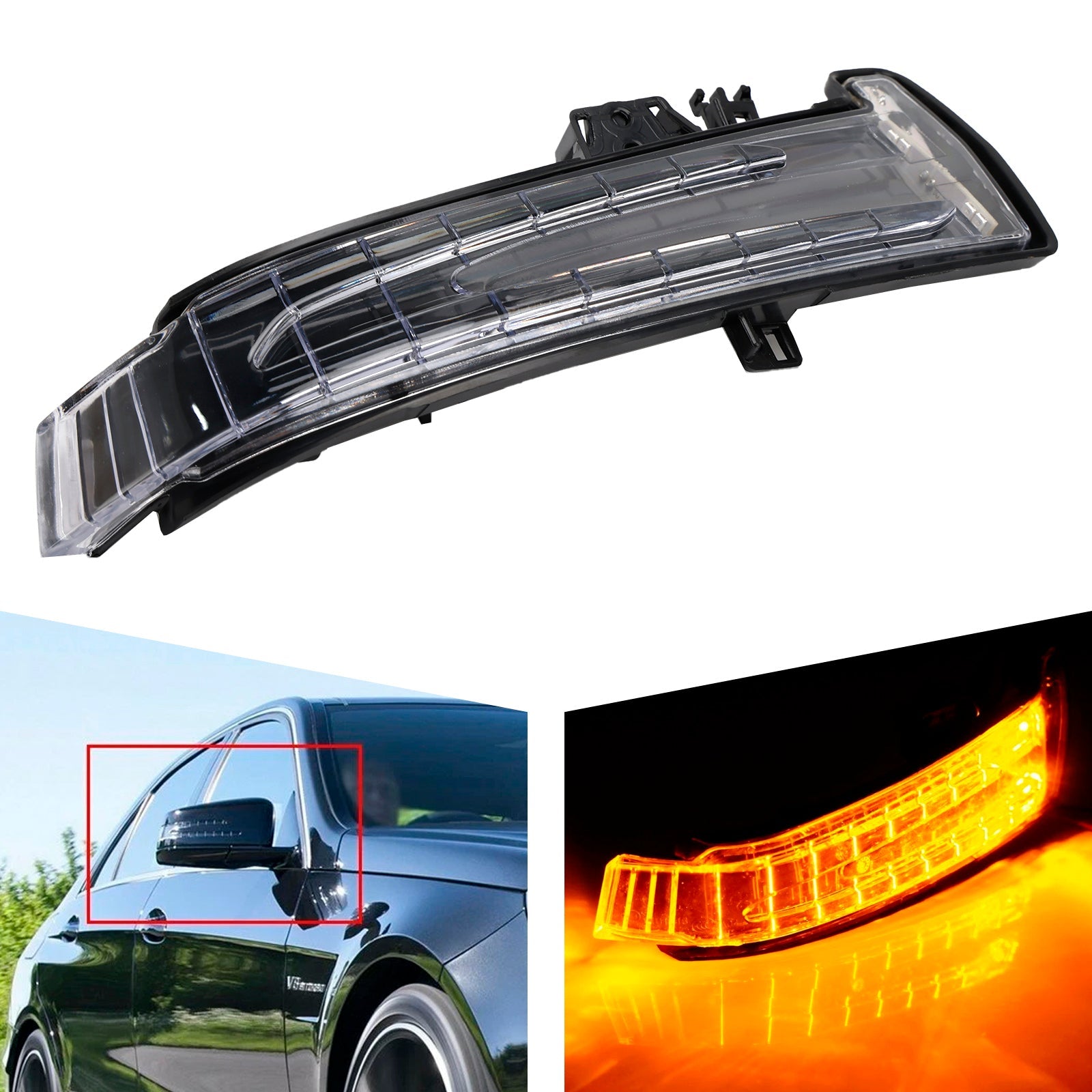 Right Wing Mirror LED Signal Indicator Light For Mercedes W176 W246 W204