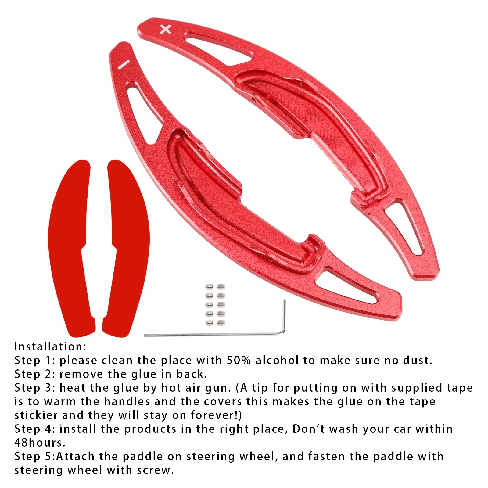 Steering Wheel Paddle Shifter Extension For BMW M3 M4 X5M X6M Aluminium