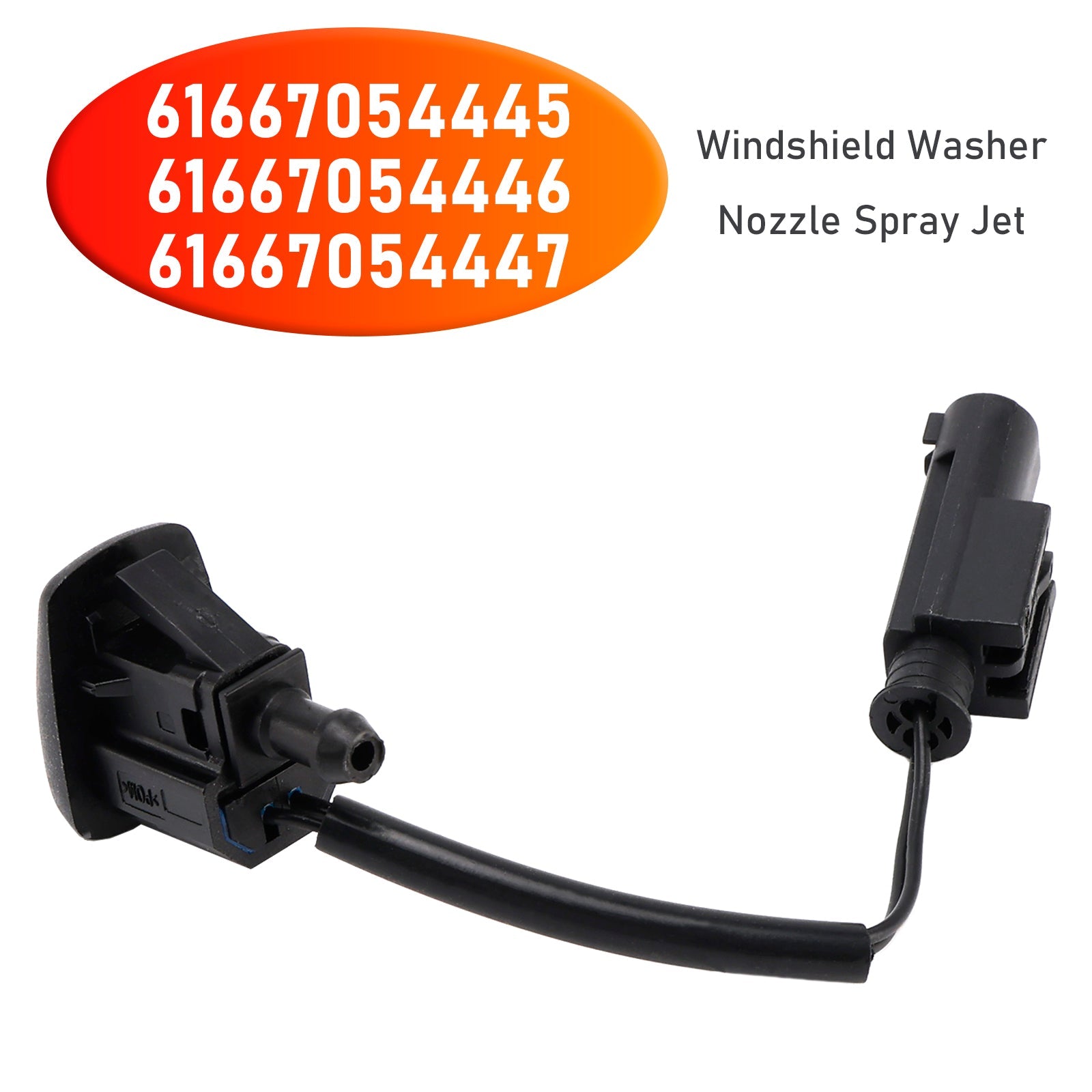 BMW M6 E63 E64 630i 635d 645Ci 650i Windshield Washer Nozzle Spray Jet 61667054445