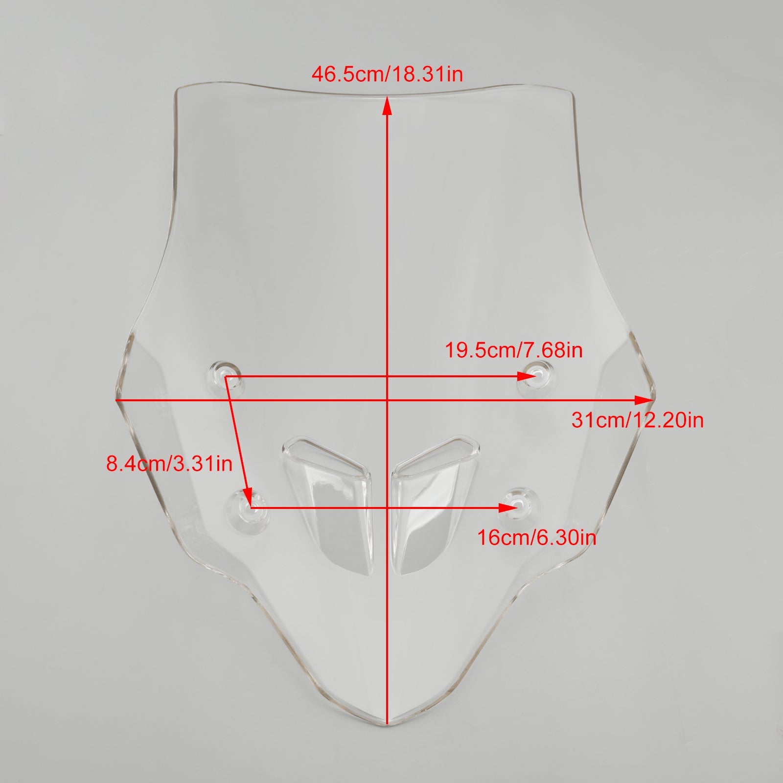 ABS Motorcycle Windshield WindScreen fit for HONDA CB400X/CB500X 2019-2024