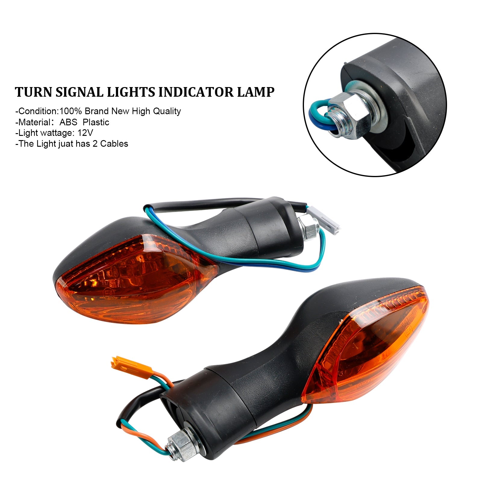 Turn Signal Lights Indicator Lamp For Honda CBR500 CBR650F CTX700 MSX125