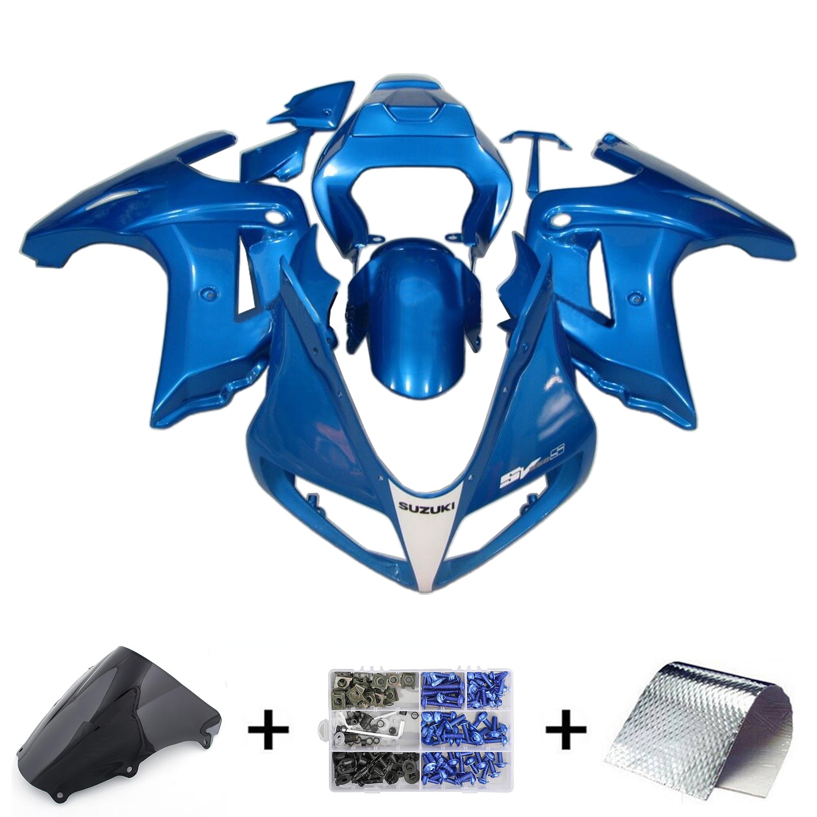 Amotopart Suzuki SV650 2003-2013 Fairing Kit Bodywork Plastic ABS