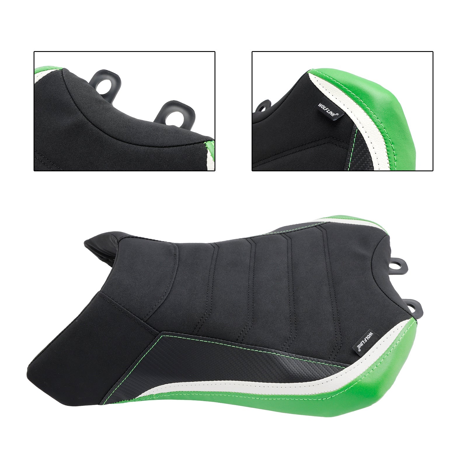 2022-2023  KAWASAKI Ninja 1000SX Front Driver Raider Seat Pillion Saddle Green