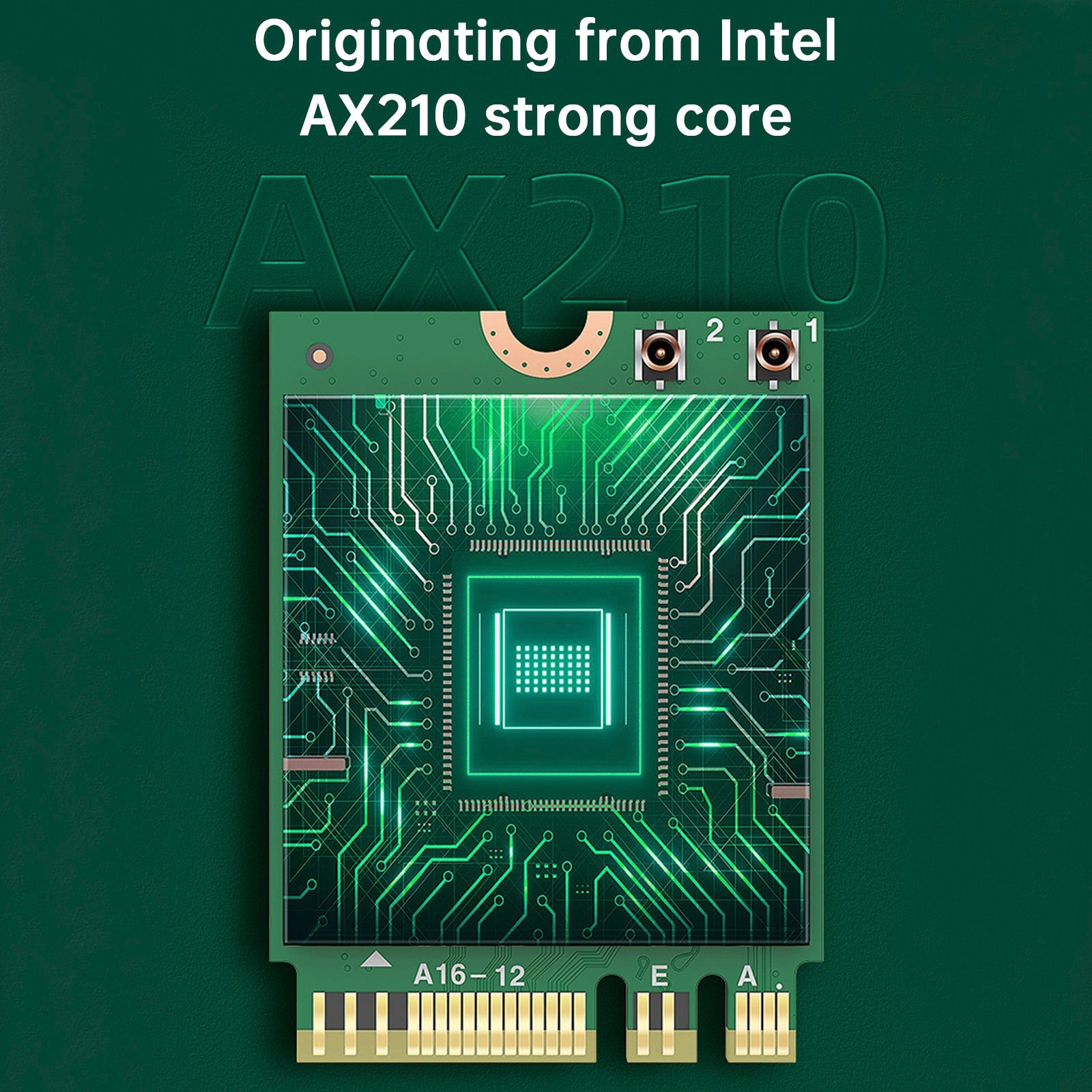 AX210 모듈 Bluetooth 5374Mbps 고속 기가비트 네트워크 카드는 WIFI6을 지원합니다.