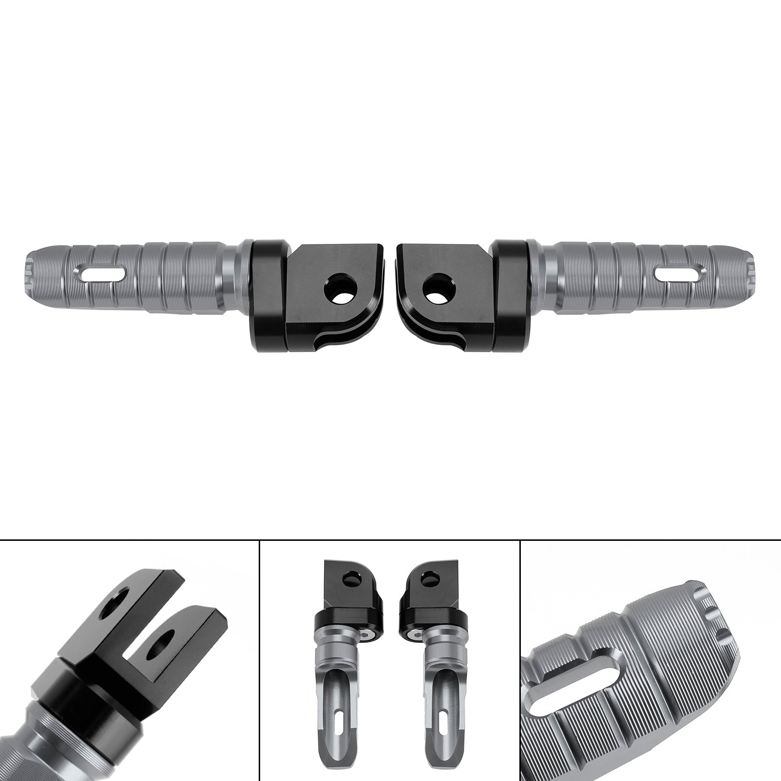 Front Footrests Foot Pegs fit for KAWASAKI ZX-4R ZX-4RR 24-25 NINJA 400 2018-2024