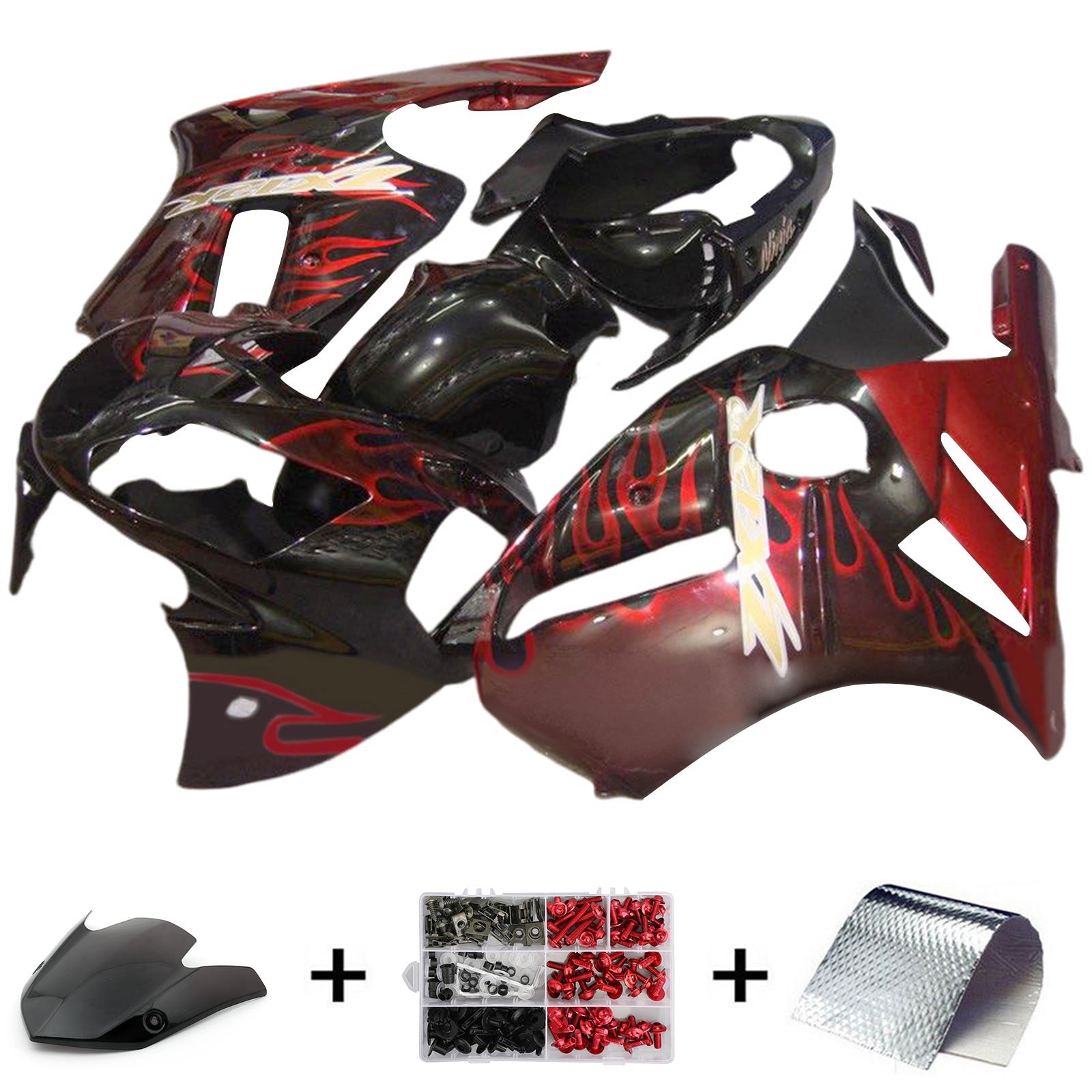 Kawasaki ZX12R 2002-2005 Fairing Kit Bodywork Plastic ABS