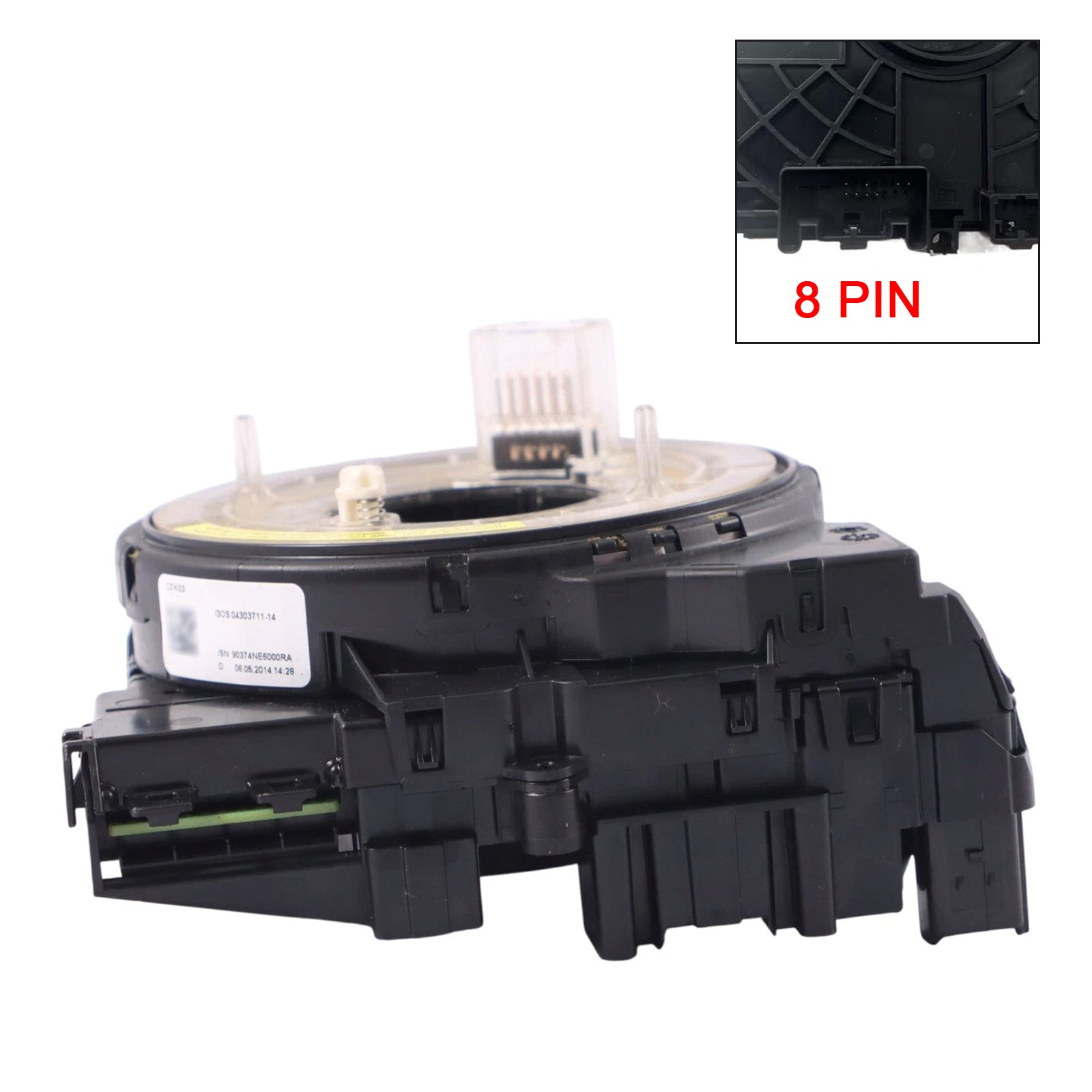 2014-2016 Audi SQ5 Spiral Cable Angle Sensor Assembly 8 PINS 8K0953568Q