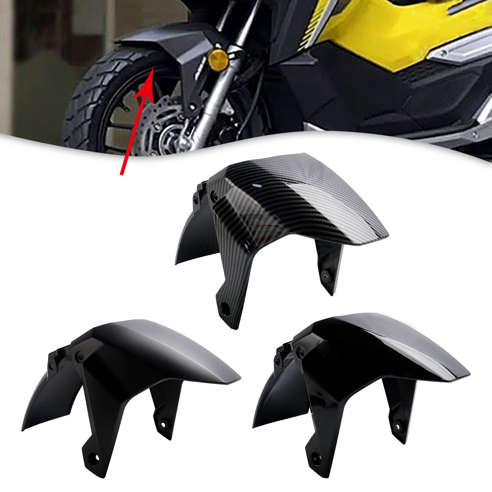 Front Fender Mudguard Fairing Cowl For Honda ADV 160 2023-2024