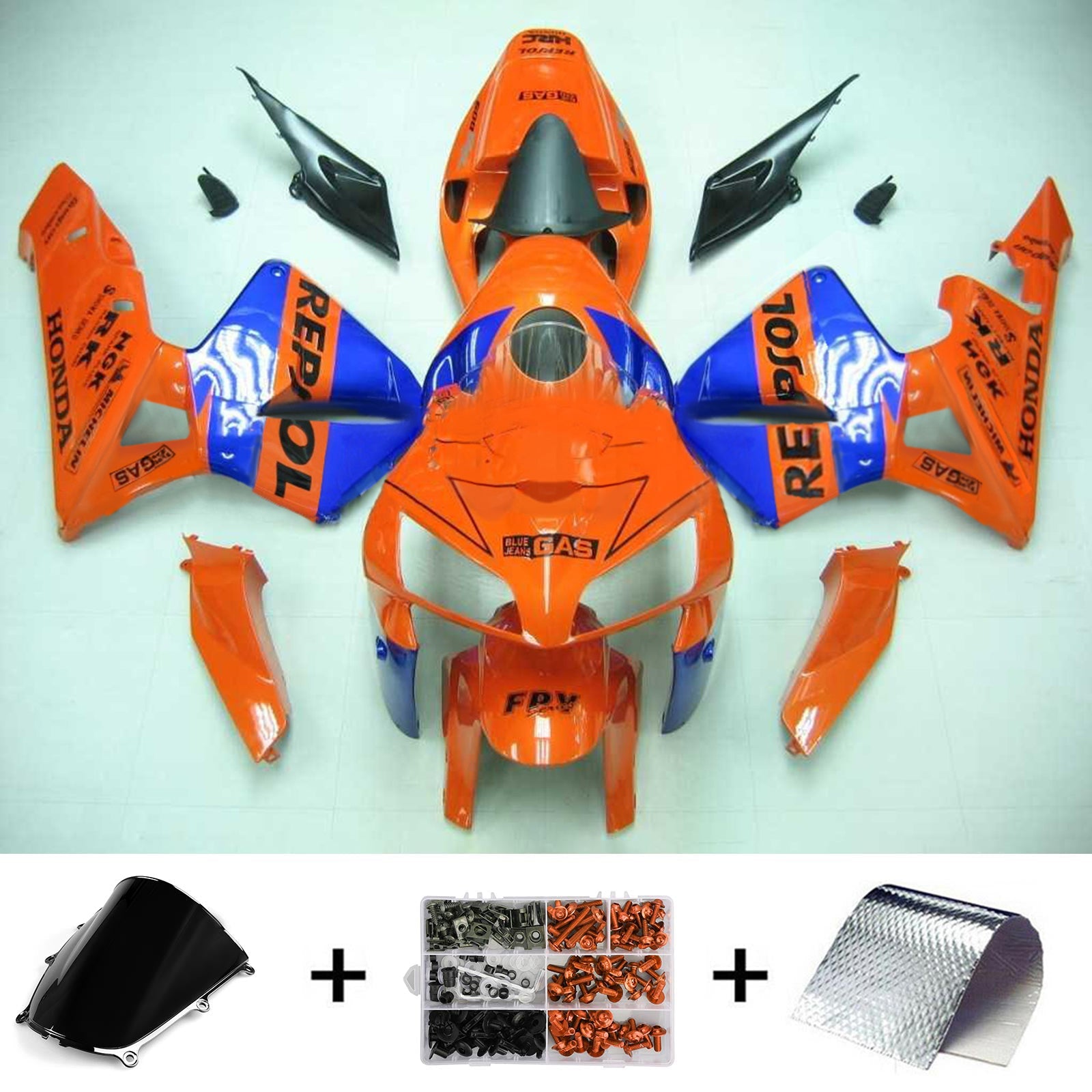 Honda CBR600RR 2005-2006 F5 Fairing Kit Bodywork Plastic ABS