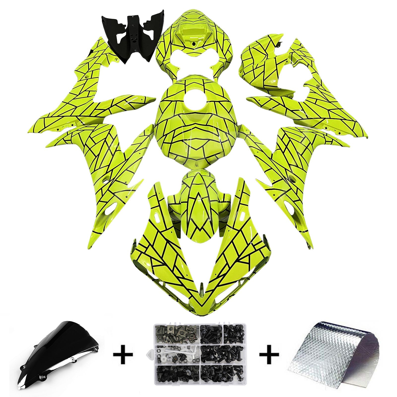 Injection Fairing Kit Bodywork Plastic ABS For Yamaha YZFR1 YZF-R1 2004-2006