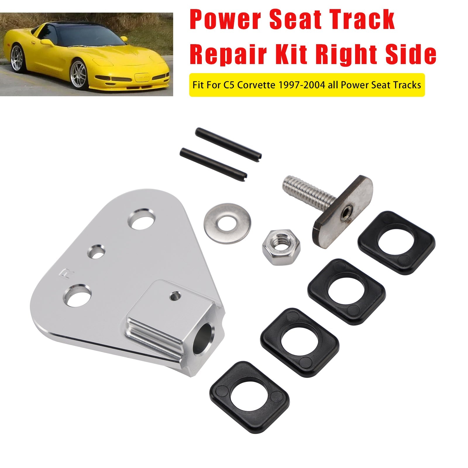 1997-2004 Chevy Corvette C5 Power Seat Track Repair Kit Right Side