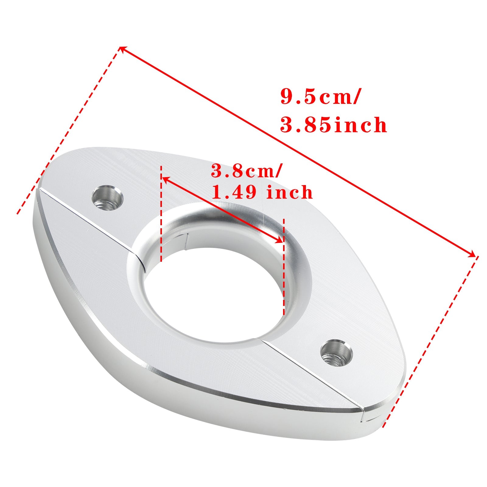 1.25" Aluminum Firewall Pass Through for Wiring Harness- Eliminates Grommet