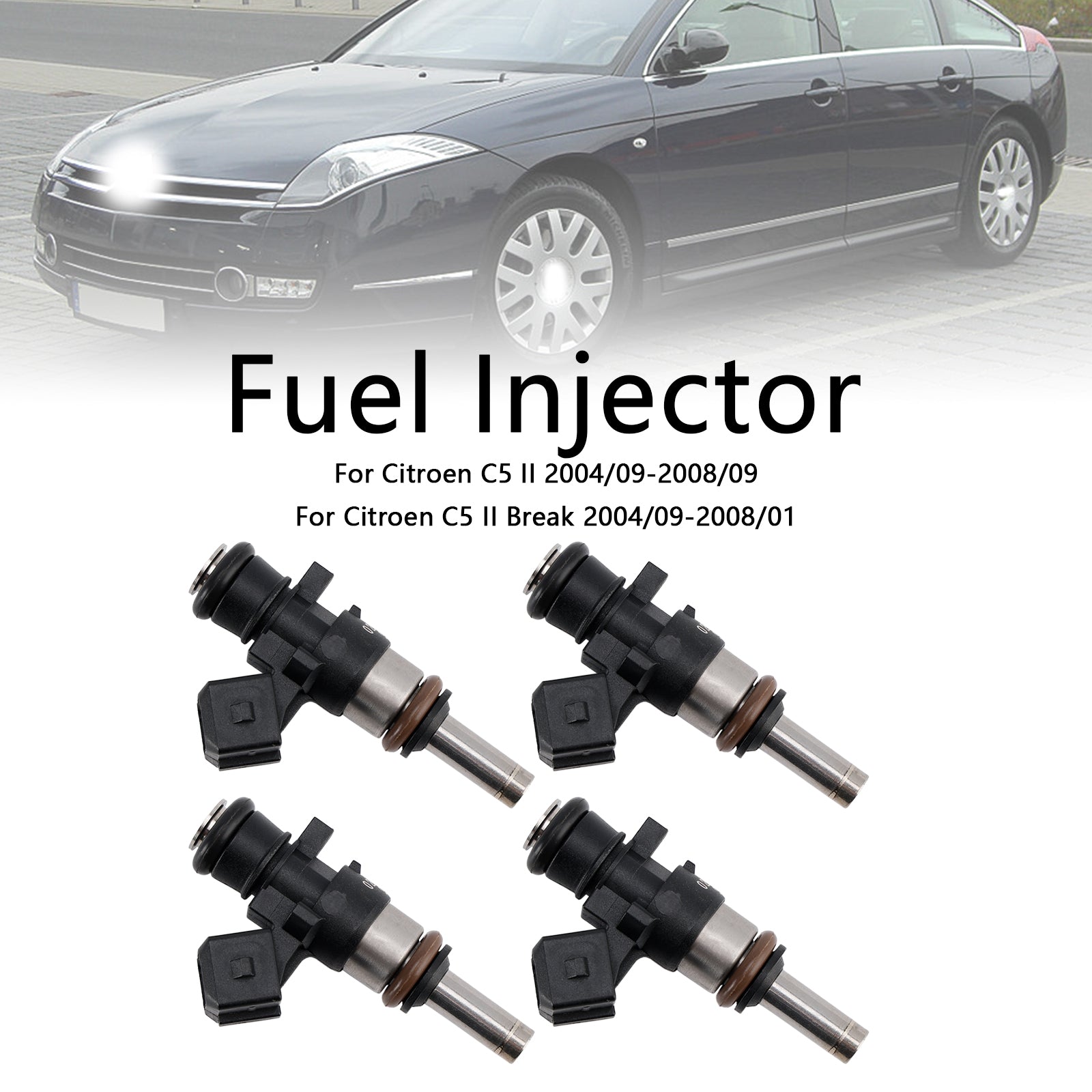4PCS Fuel Injector 0280158040 980CC Fit Citroen Fit Peugeot Fit Renault