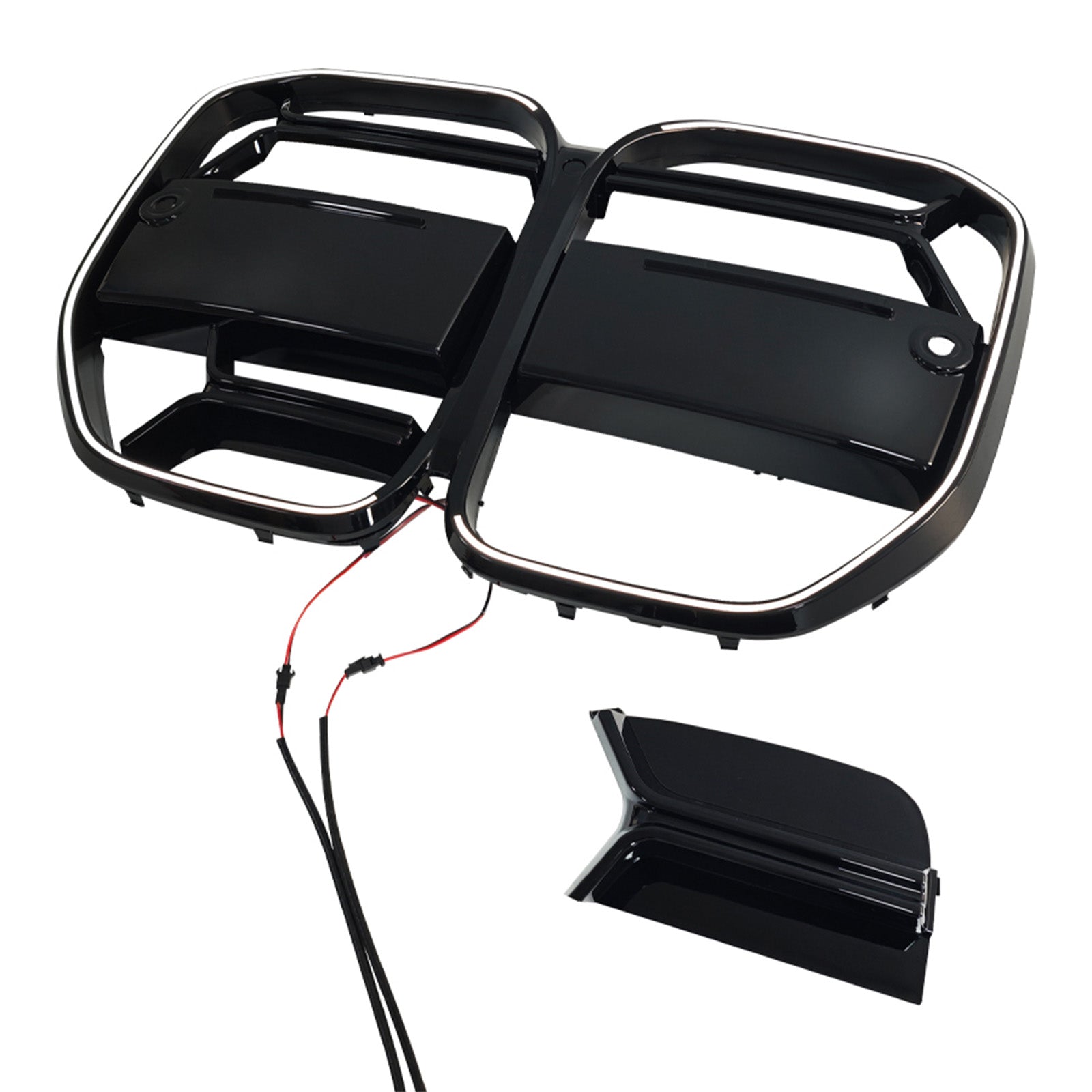 2020-2025 Fit BMW 4 Series G22 G23 G82 W/ACC CS-Style Front Bumper Grille Grill Fit BMW 4 Series G22 G23 G82  W/ ACC