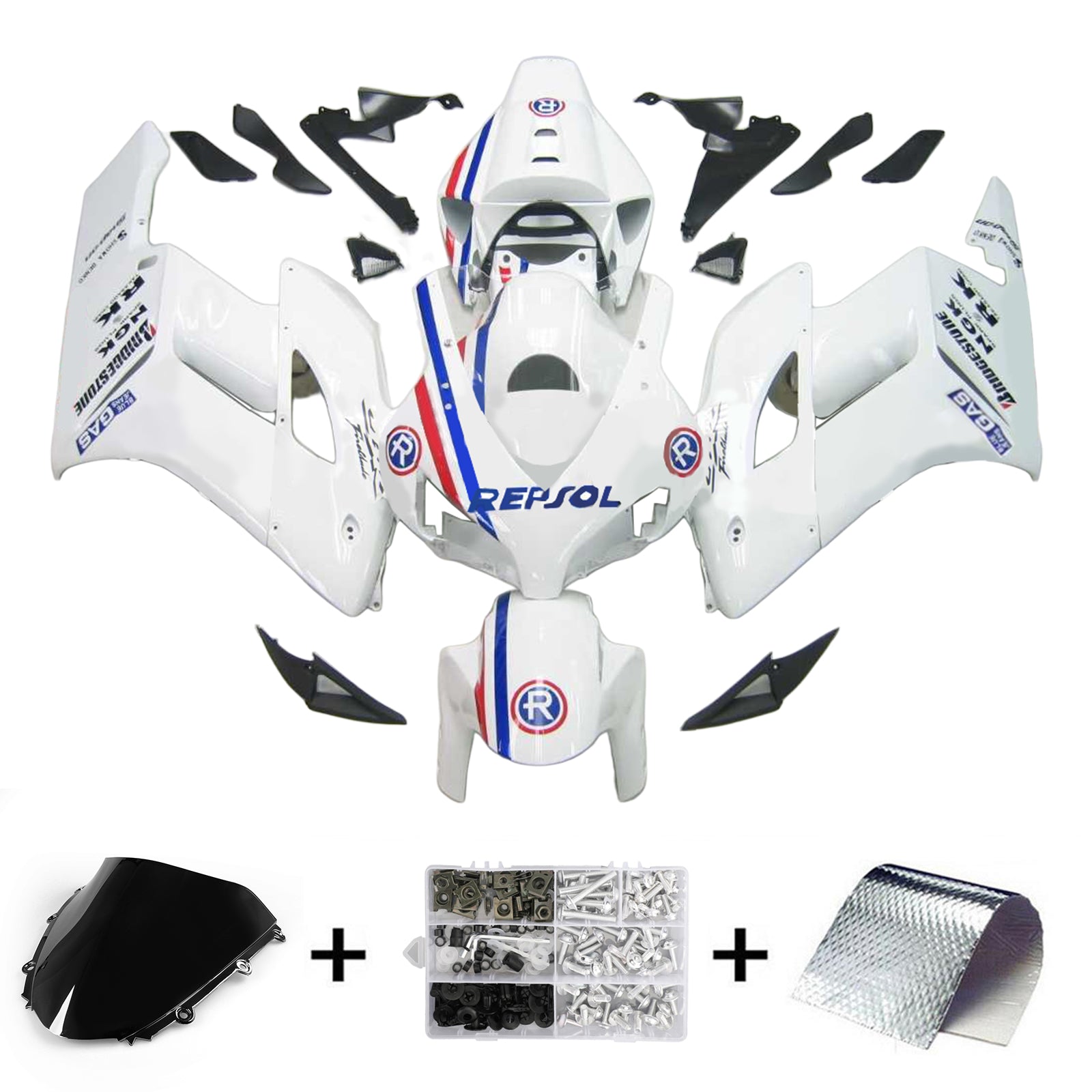 Honda CBR1000RR 2004-2005 Fairing Kit Bodywork Plastic ABS