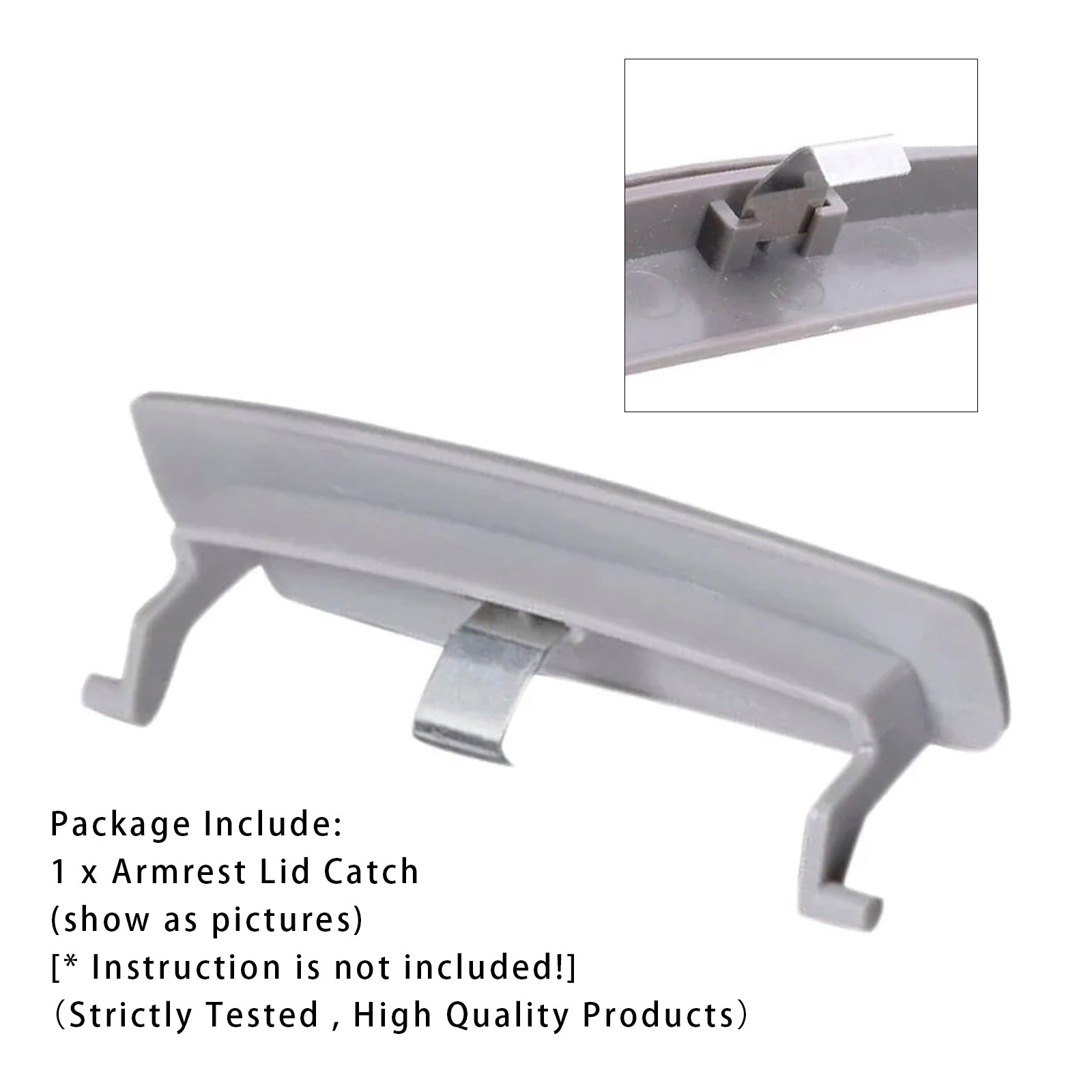 2005-2011 Audi A6 C6 Gray Console Center Armrest Lid Latch 4F0864245