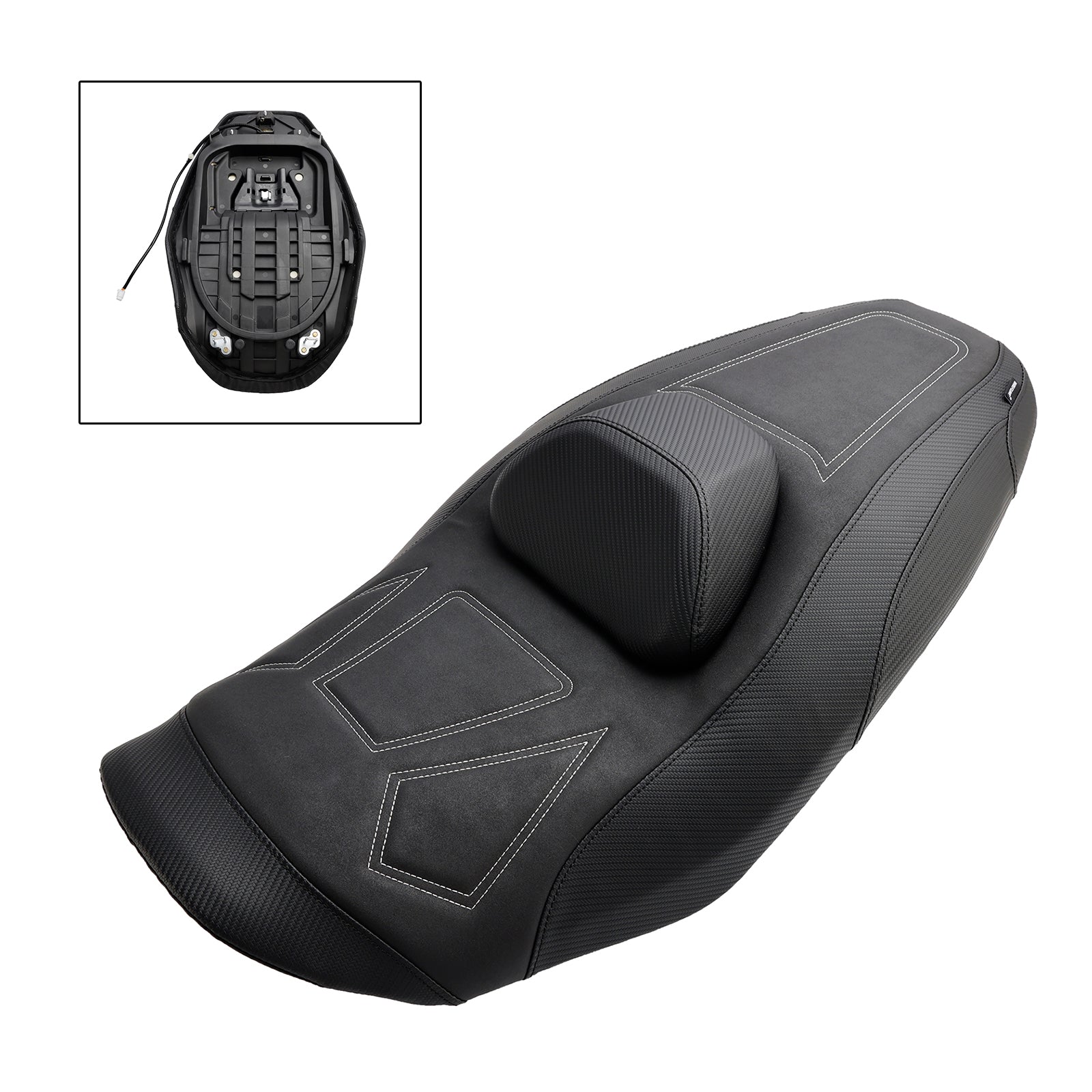 2022-2024  YAMAHA T-MAX 560 Complete Cushion Rider Passenger Seat Heating