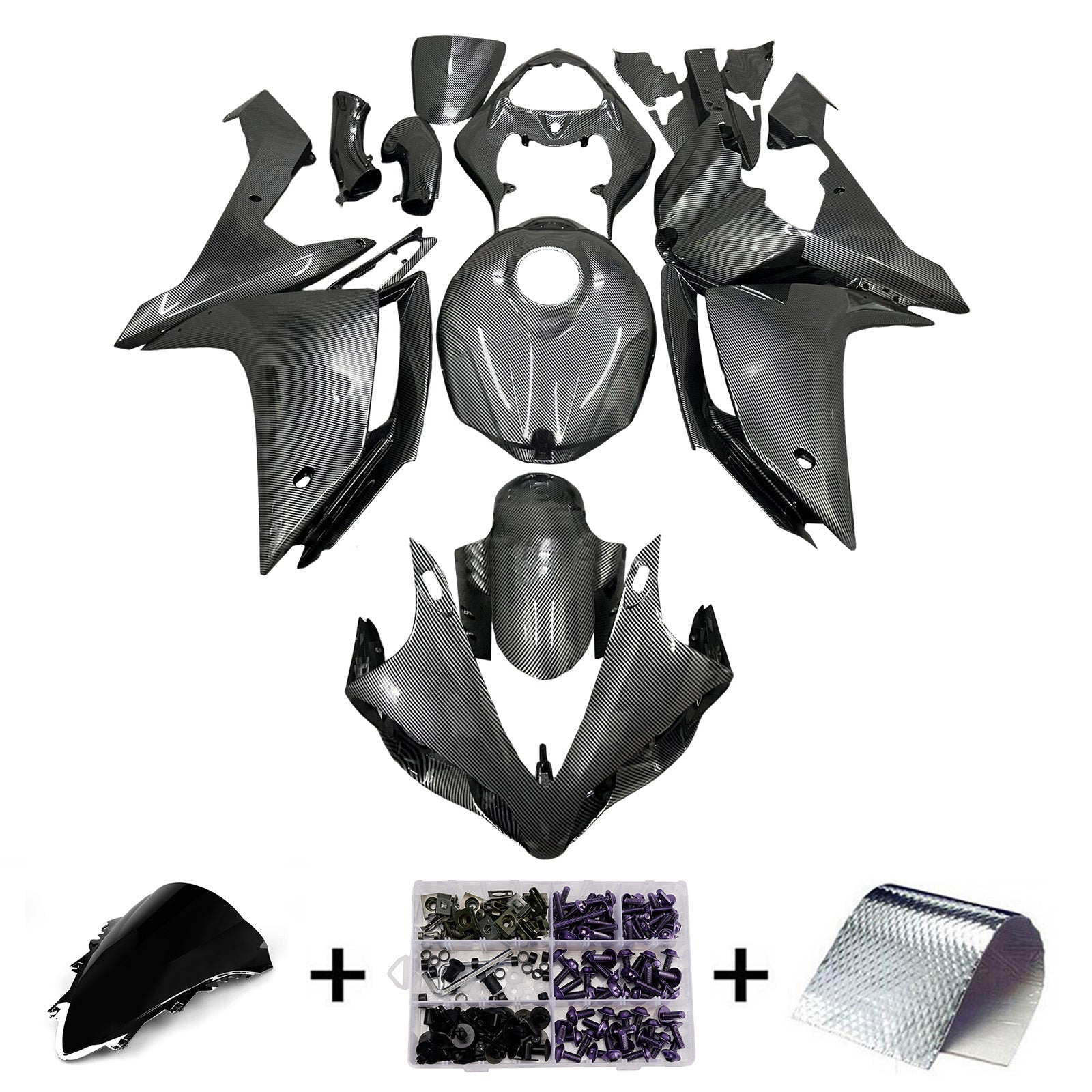 Injection Fairing Kit Bodywork Plastic ABS For Yamaha YZFR1 YZF-R1 2007-2008