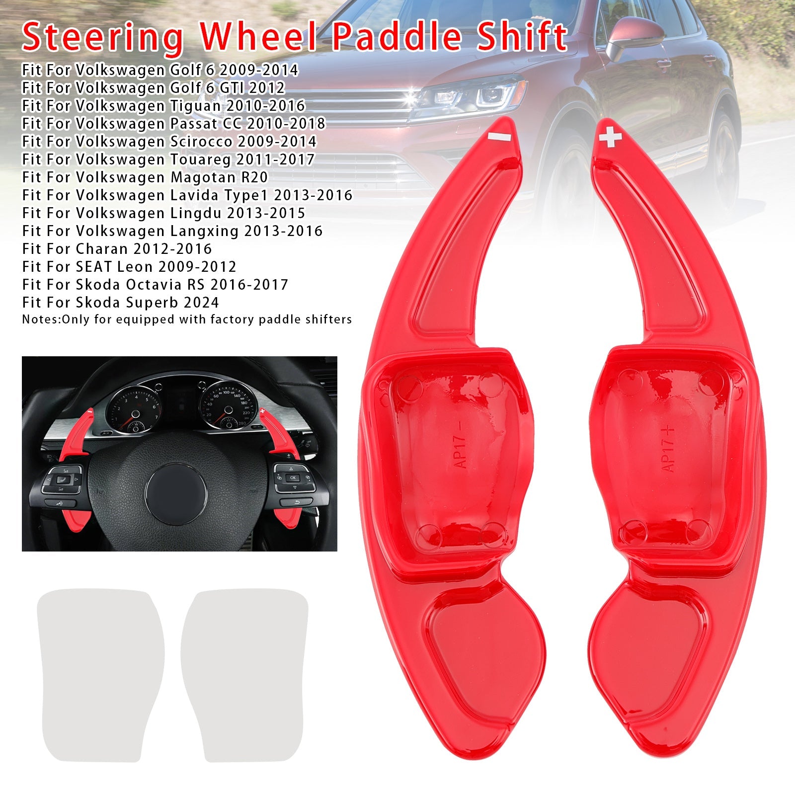 Steering Wheel Paddle Shifter Extension For SEAT VW Scirocco