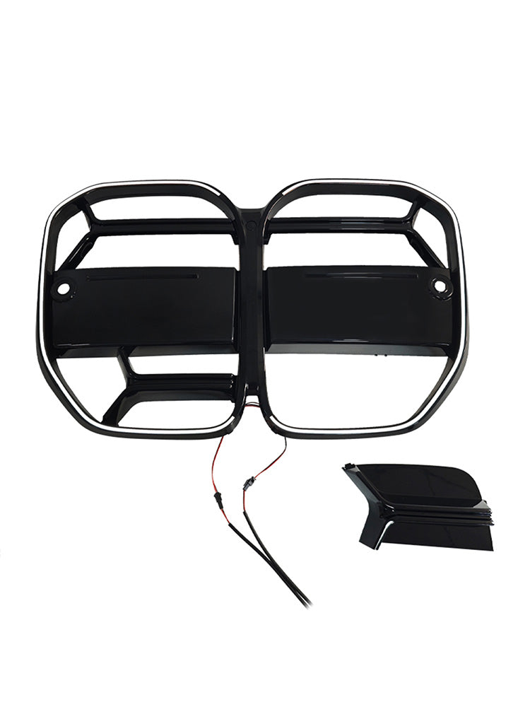 2020-2025 Fit BMW 4 Series G22 G23 G82 W/ACC CS-Style Front Bumper Grille Grill Fit BMW 4 Series G22 G23 G82  W/ ACC