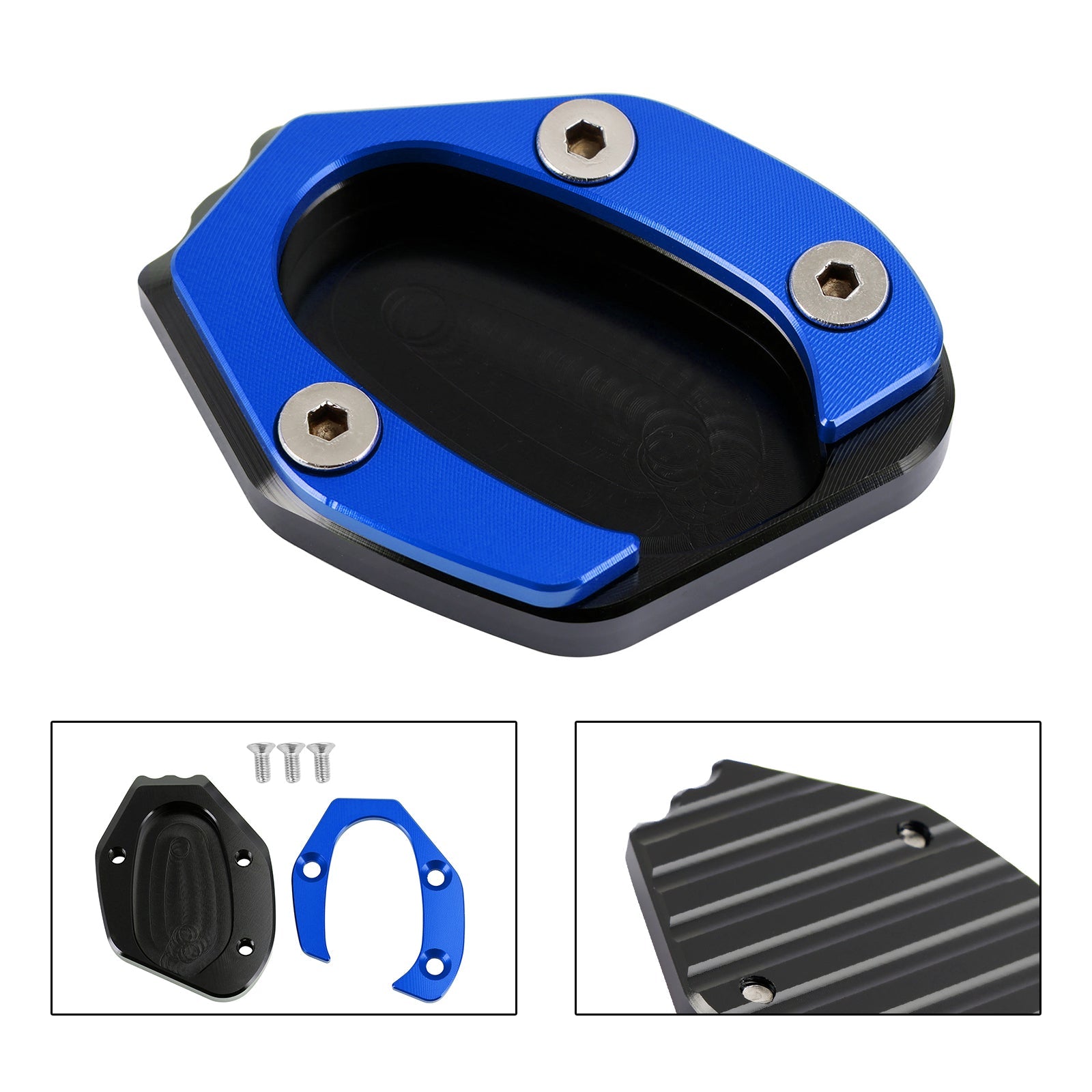 Kickstand Enlarge Plate Pad fit for speed twin 1200 2019-2021 thruxton 1200/R 2016-2019