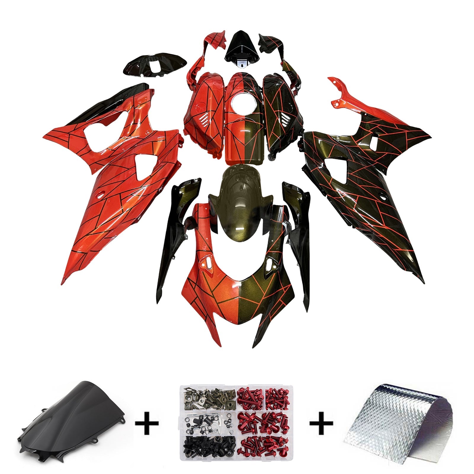 Injection Fairing Kit Bodywork Plastic ABS fit For Yamaha YZF-R7 2021-2025