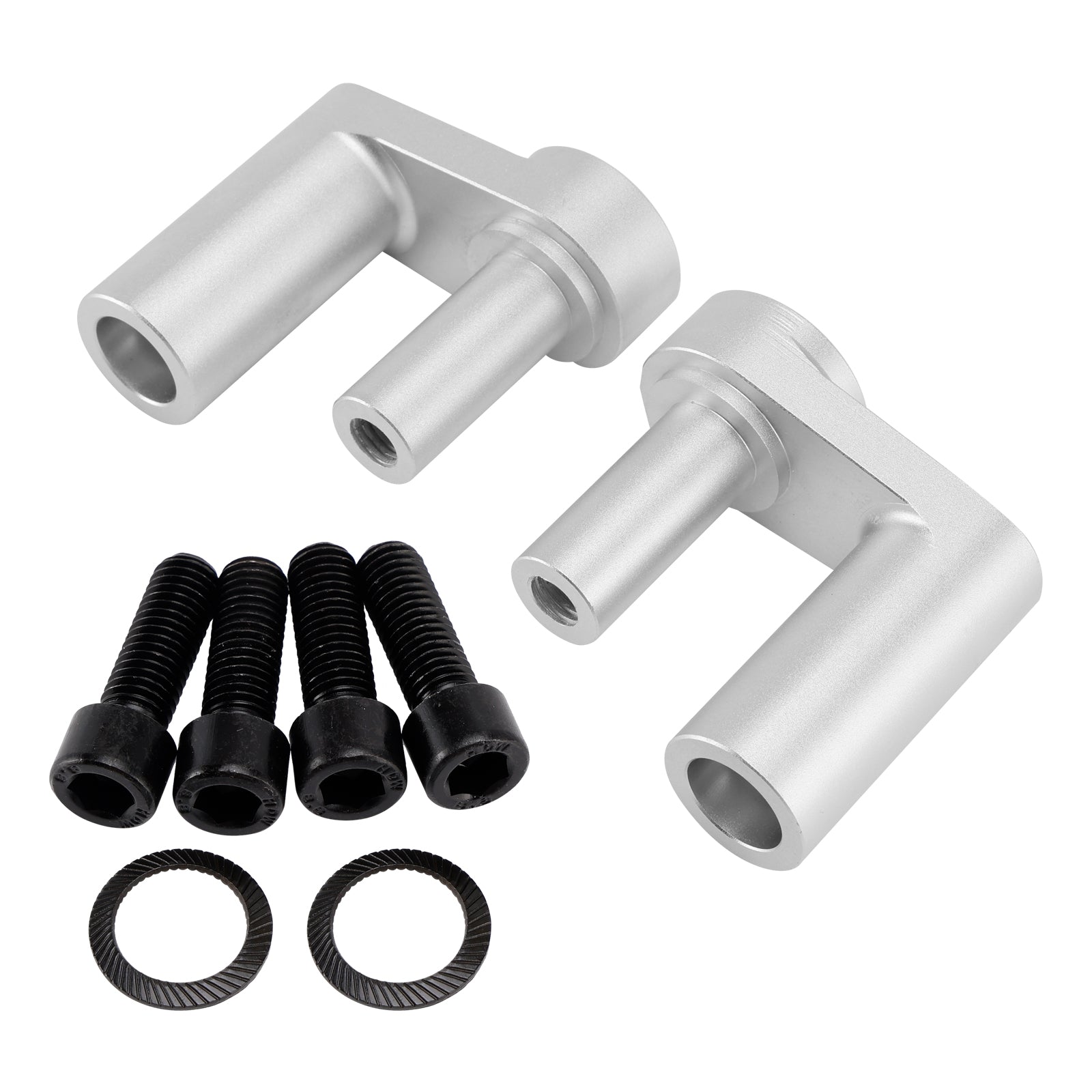 SPESSORI RIALZI RISER MANUBRIO ARGENTO PER BMW R1200RT R1250RT 2014-2024