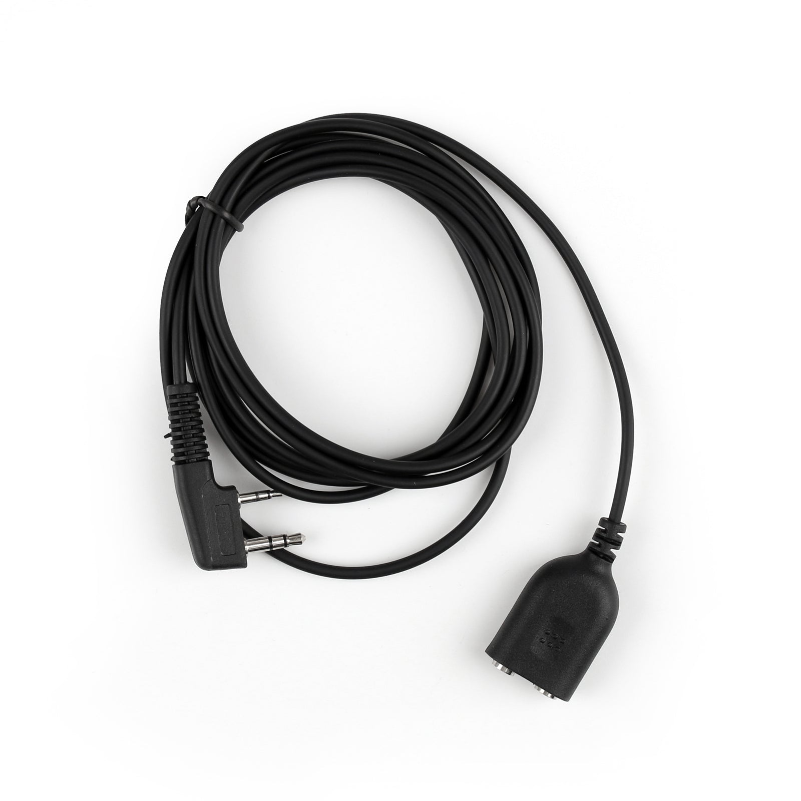 Cable de extensión de 2 pines para auricular de Radio micrófono Kenwood Baofeng 2m