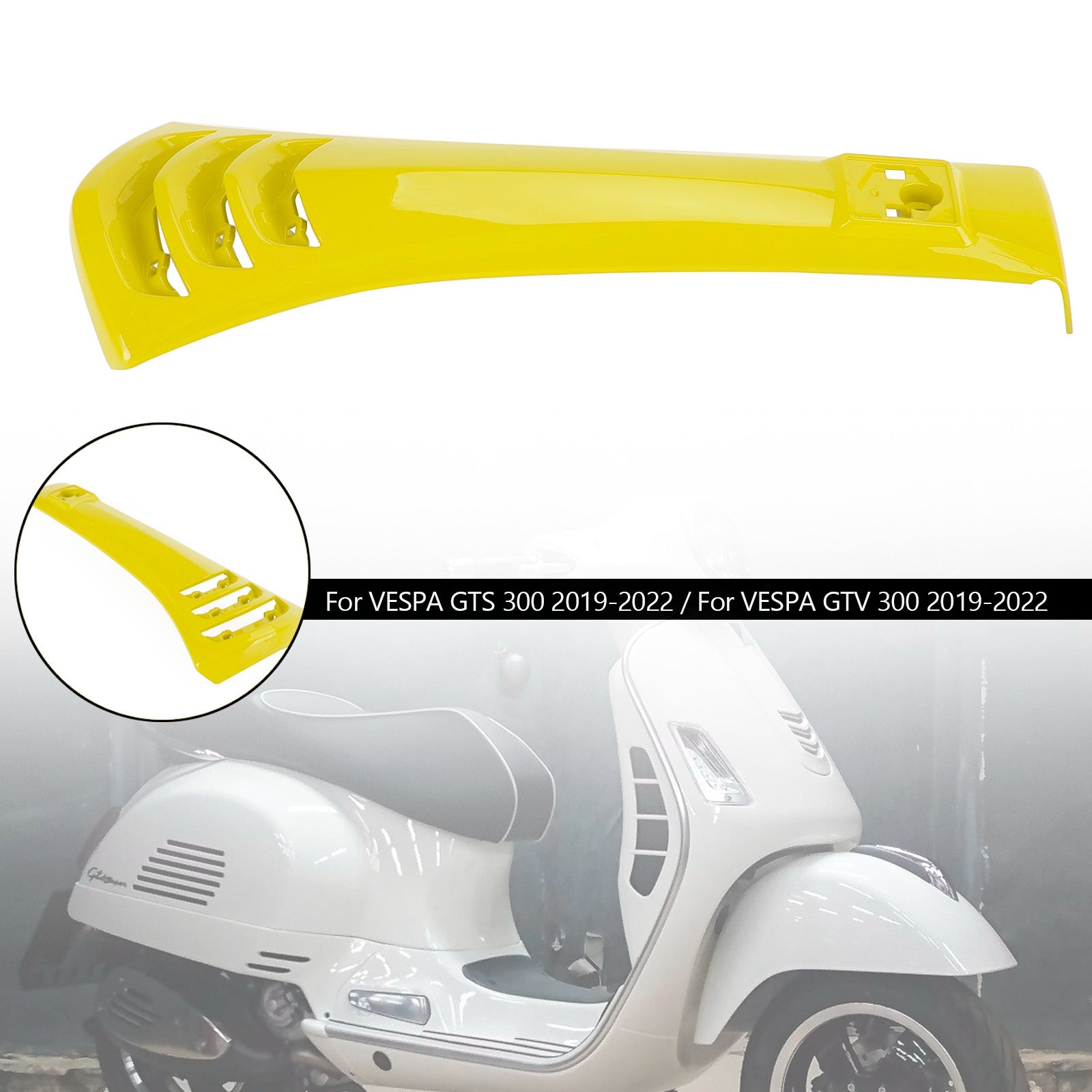 2019-2022 Vespa GTS300 GTV300 Steering Horn Head Cover fairing Tie