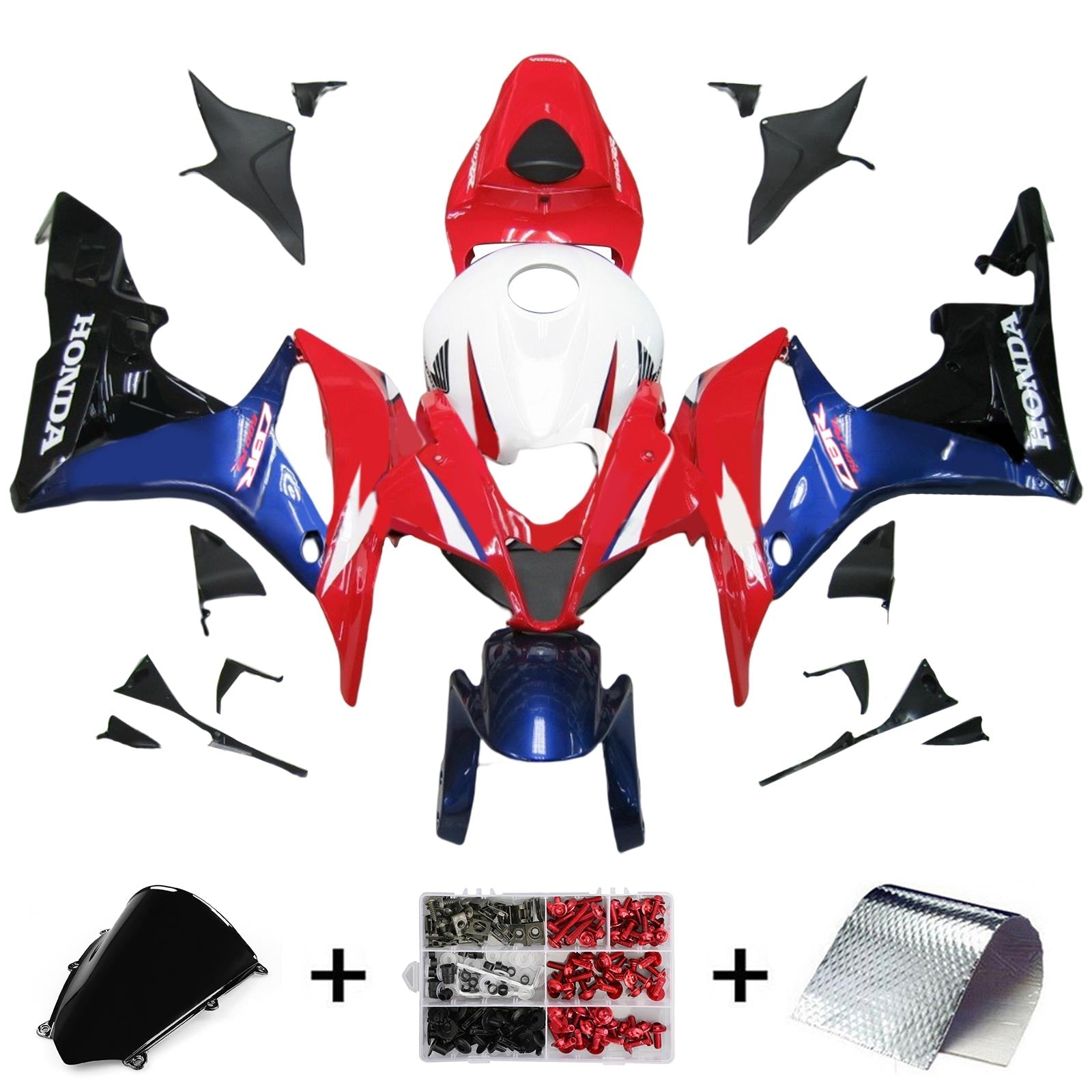 Honda CBR600RR 2007-2008 F5 Fairing Kit Bodywork Plastic ABS