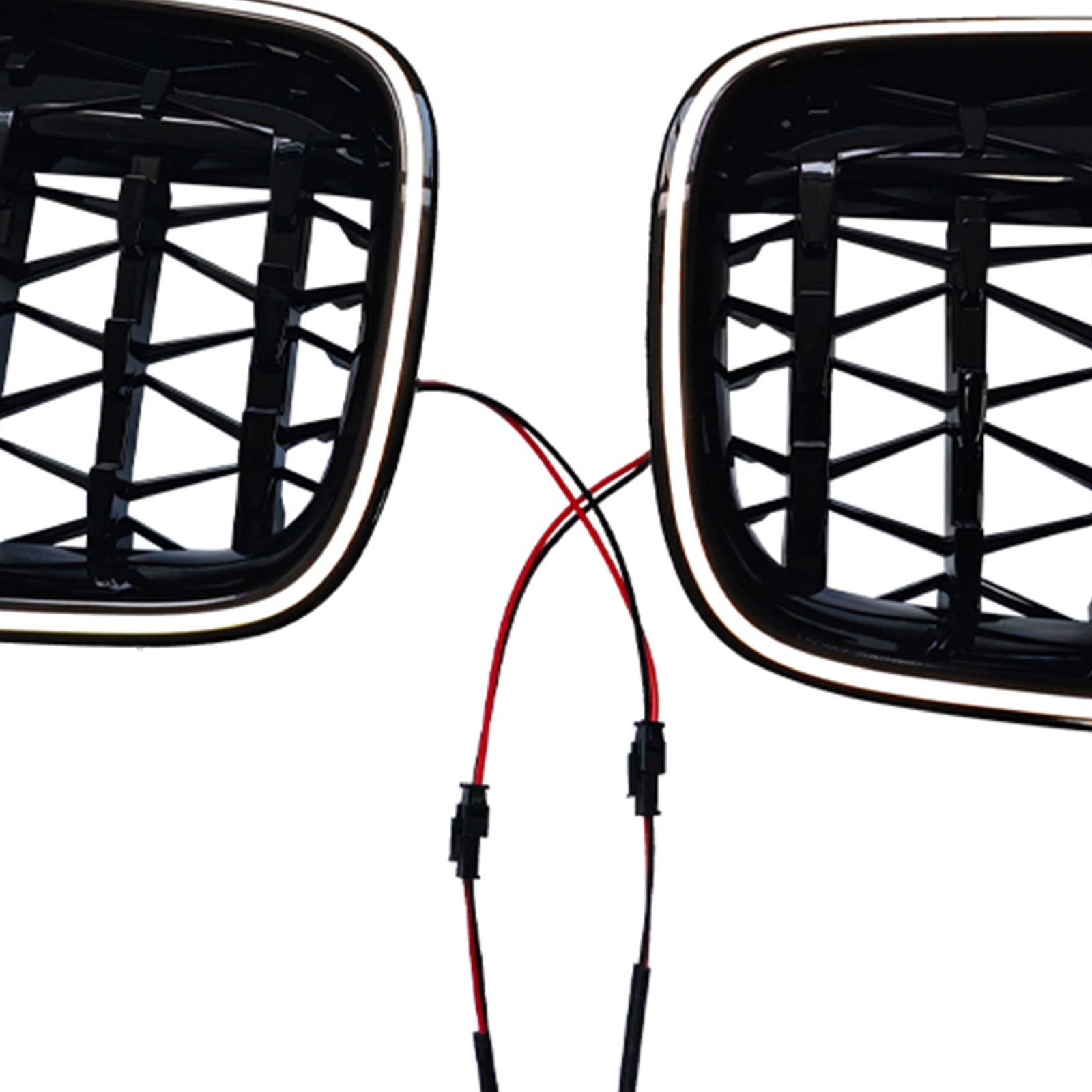 01.2009-10.2016 For BMW 5-Series F10 Sedan Gloss Black Kidney Bumper Grill Grille 51137203649 51137203650