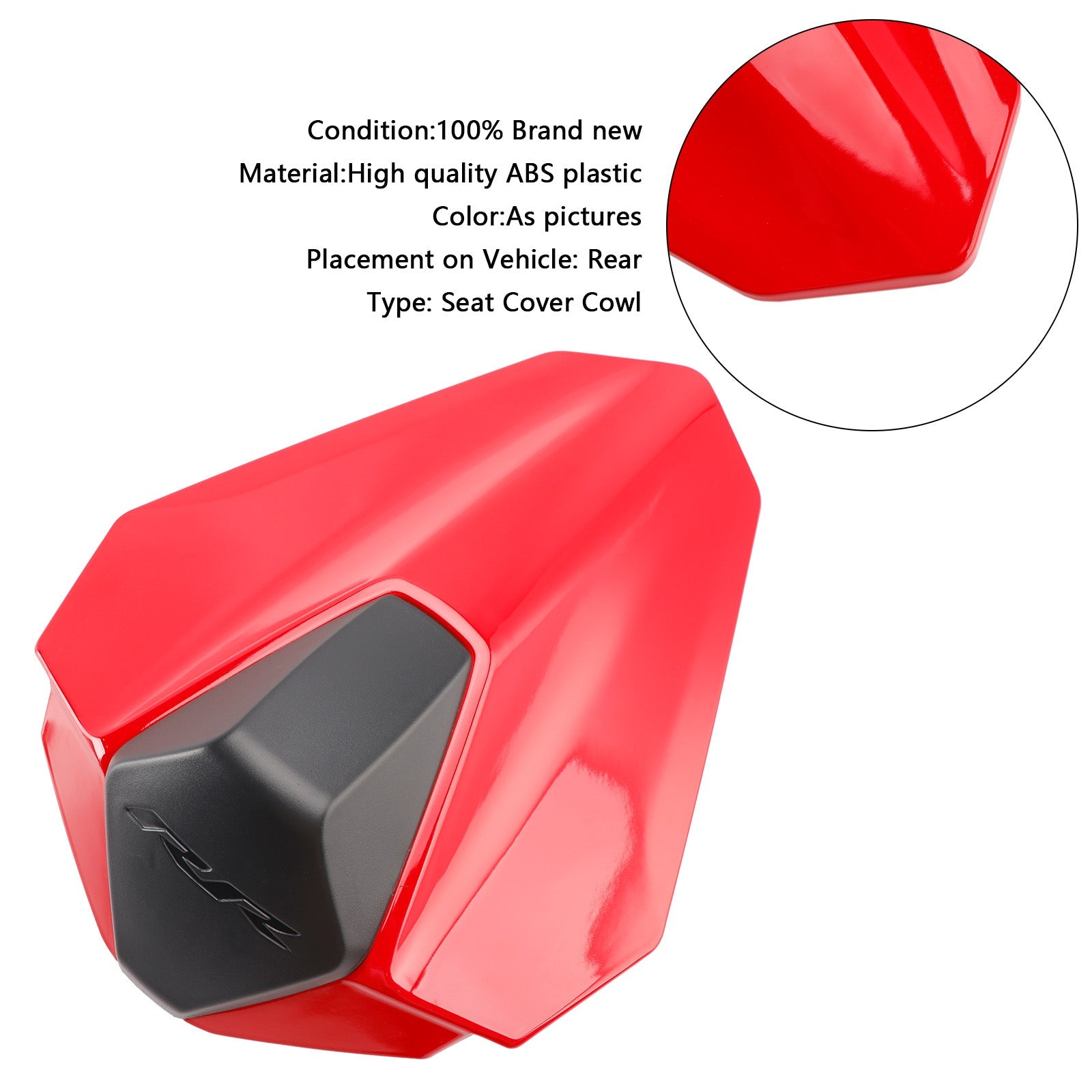 2023-2024 혼다 CBR250RR 리어 테일 2열 시트 페어링 커버