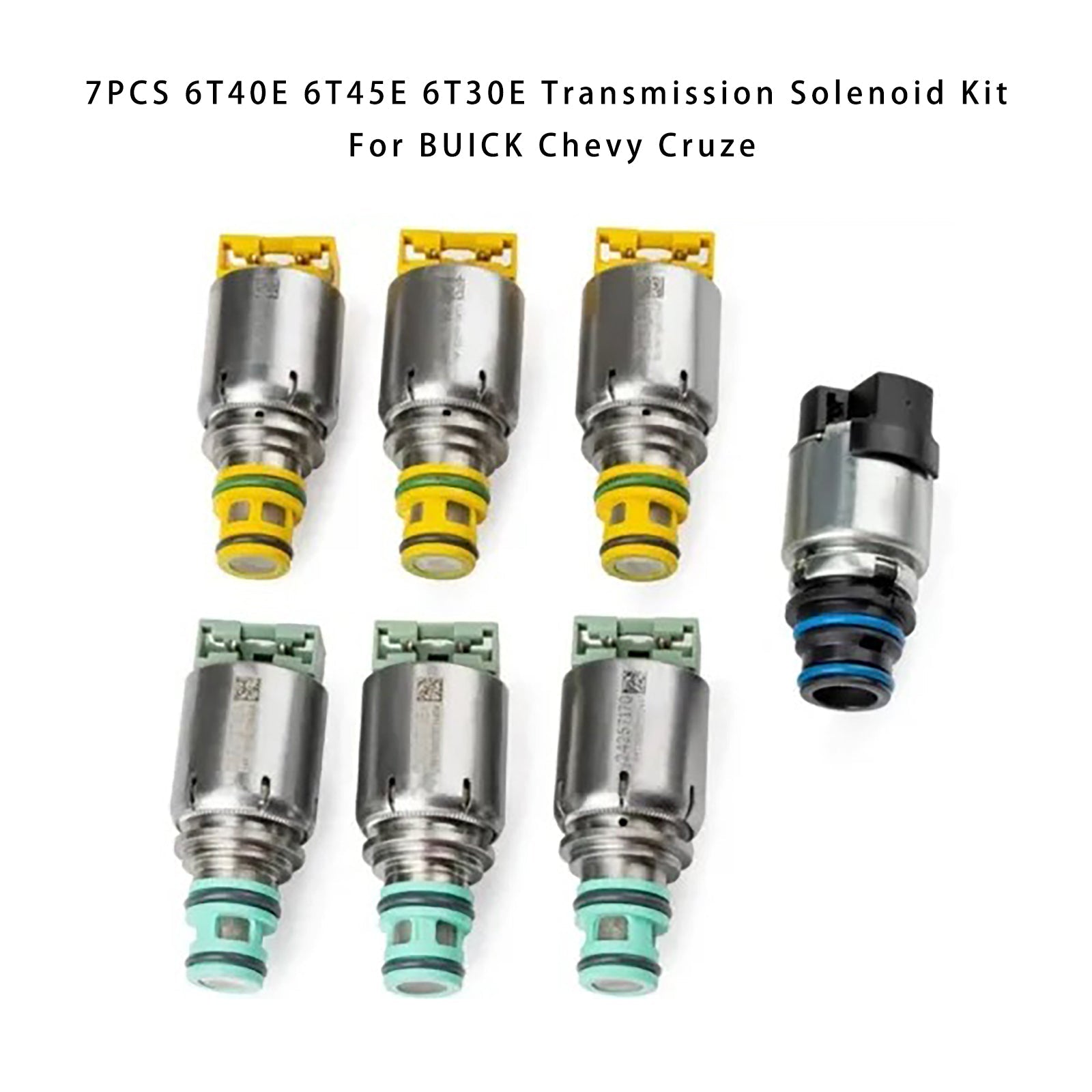 7PCS 6T40E 6T45E 6T30E Transmission Solenoid Kit For BUICK Chevy Cruze