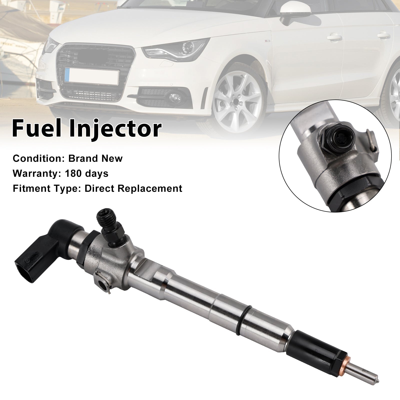 2009-on VW Polo 1.6 d 88-103 CAYC, CAYB, CLNA, TDI, 6R, 6C Fuel Injector 03L130277B A2C9626040080