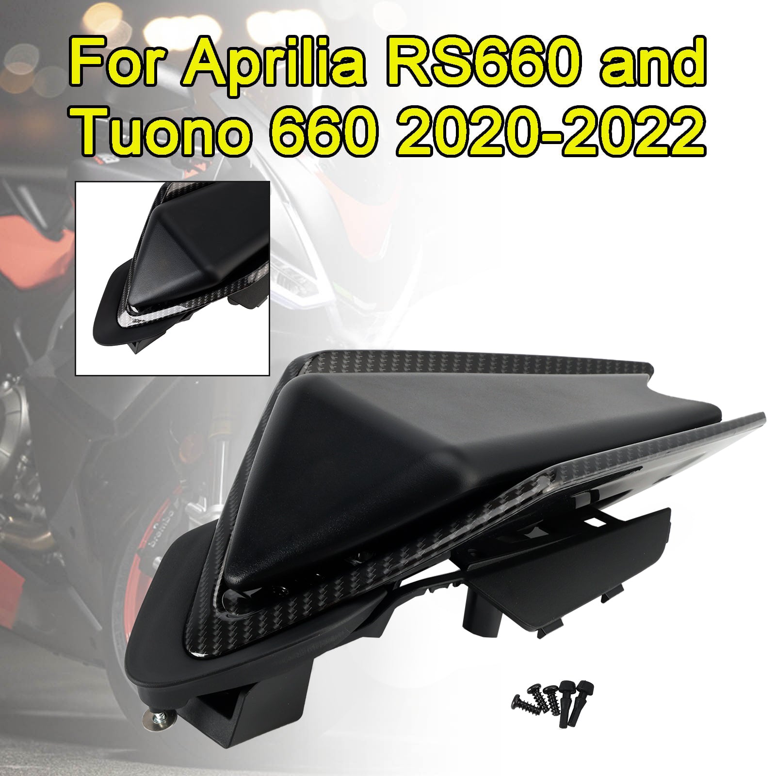 Rear Cowl Tail FAIRING Cover For Aprilia RS660 RSV4 Tuono 660 2020-2024 Carbon