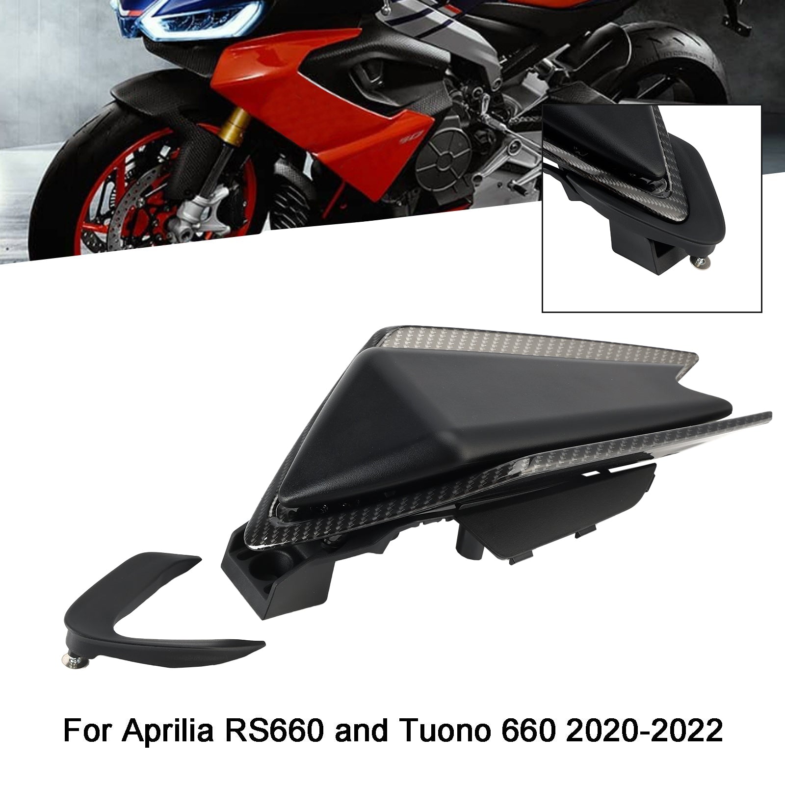 Rear Cowl Tail FAIRING Cover For Aprilia RS660 RSV4 Tuono 660 2020-2024 Carbon